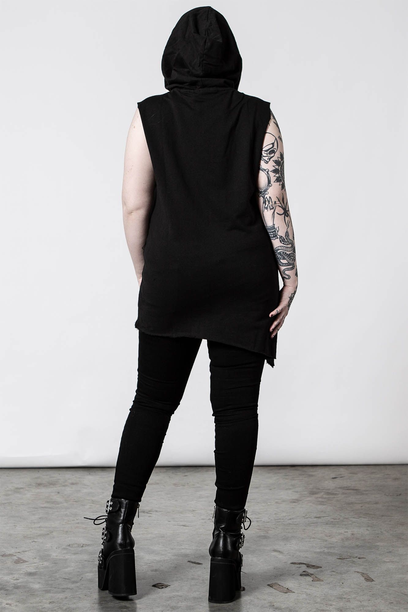 Local Coven Cut-Up Vest sold by Killstar product image thumbnail 2