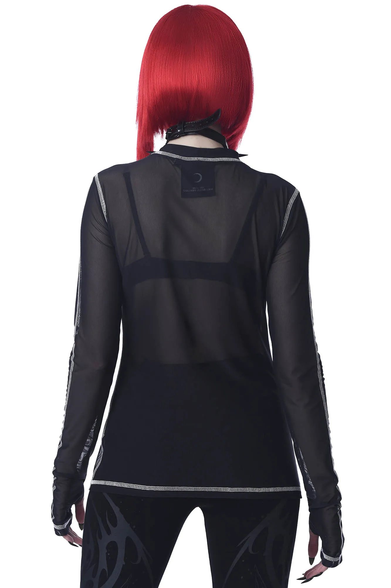 Chill Out Mesh Top - Resurrect sold by Killstar product image thumbnail 2