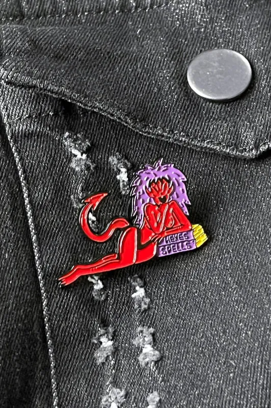 SheDevil Enamel Pin sold by Killstar