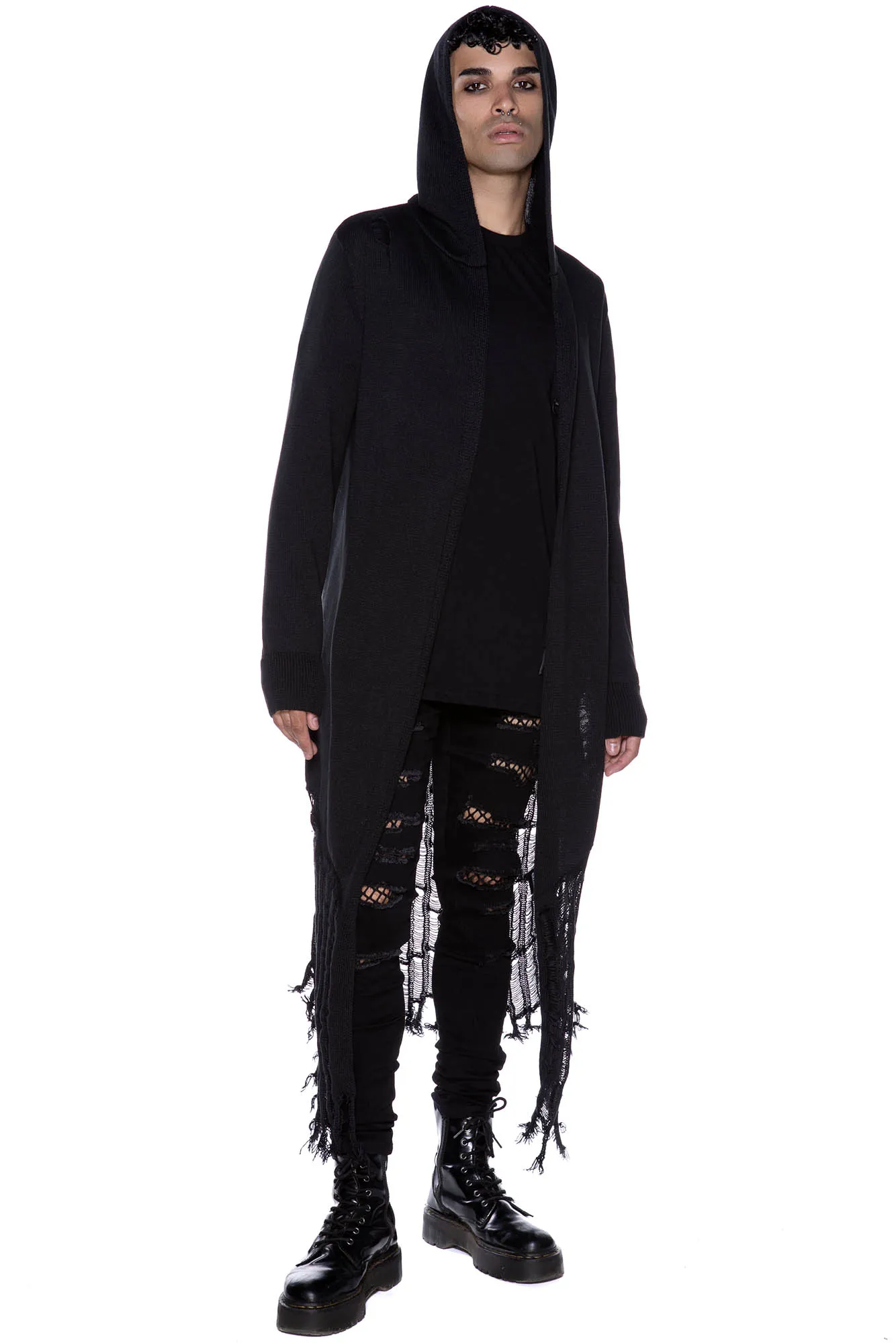 Freak Like Me Knit Cardigan - Resurrect sold by Killstar product image thumbnail 2