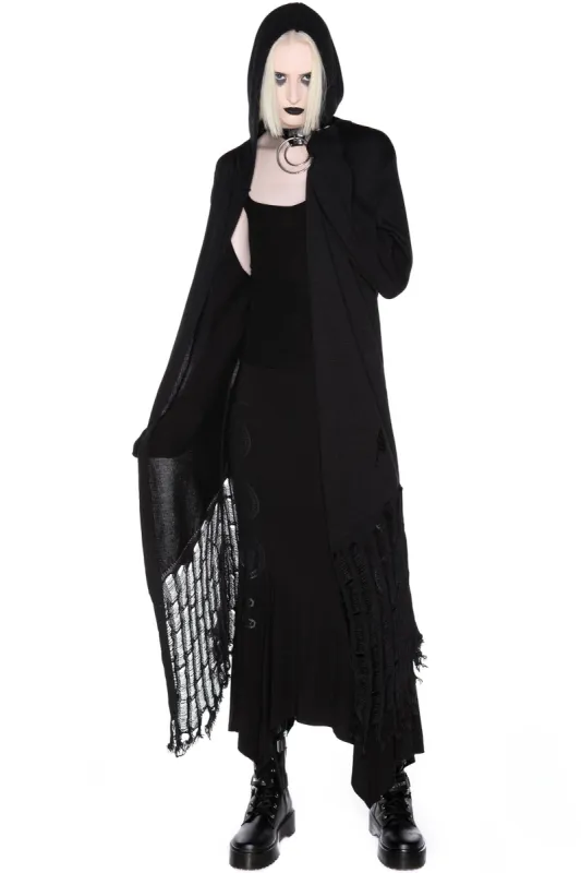 Freak Like Me Knit Cardigan - Resurrect made by Killstar