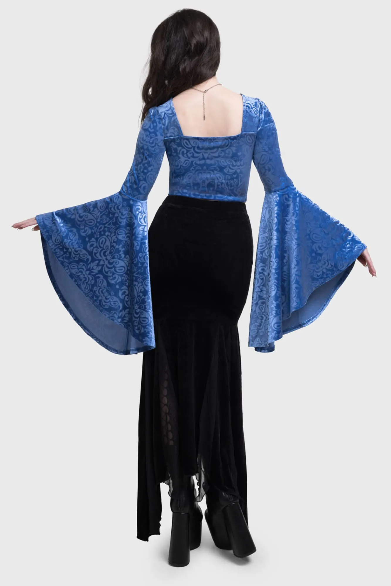Whimsy Flutter Long Sleeve Top sold by Killstar product image thumbnail 3