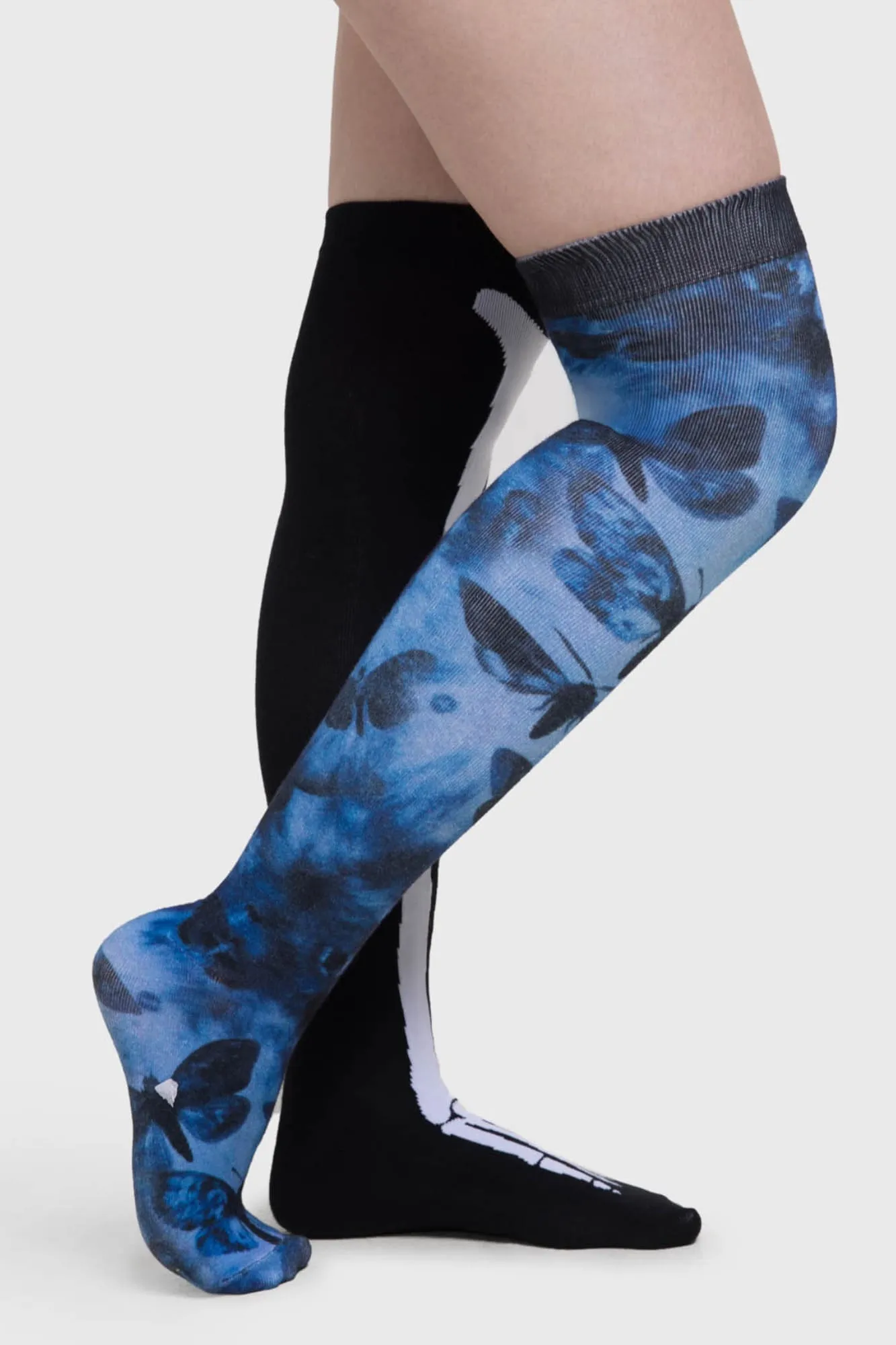 Swarm Of Butterflies Knee High Socks sold by Killstar product image thumbnail 3