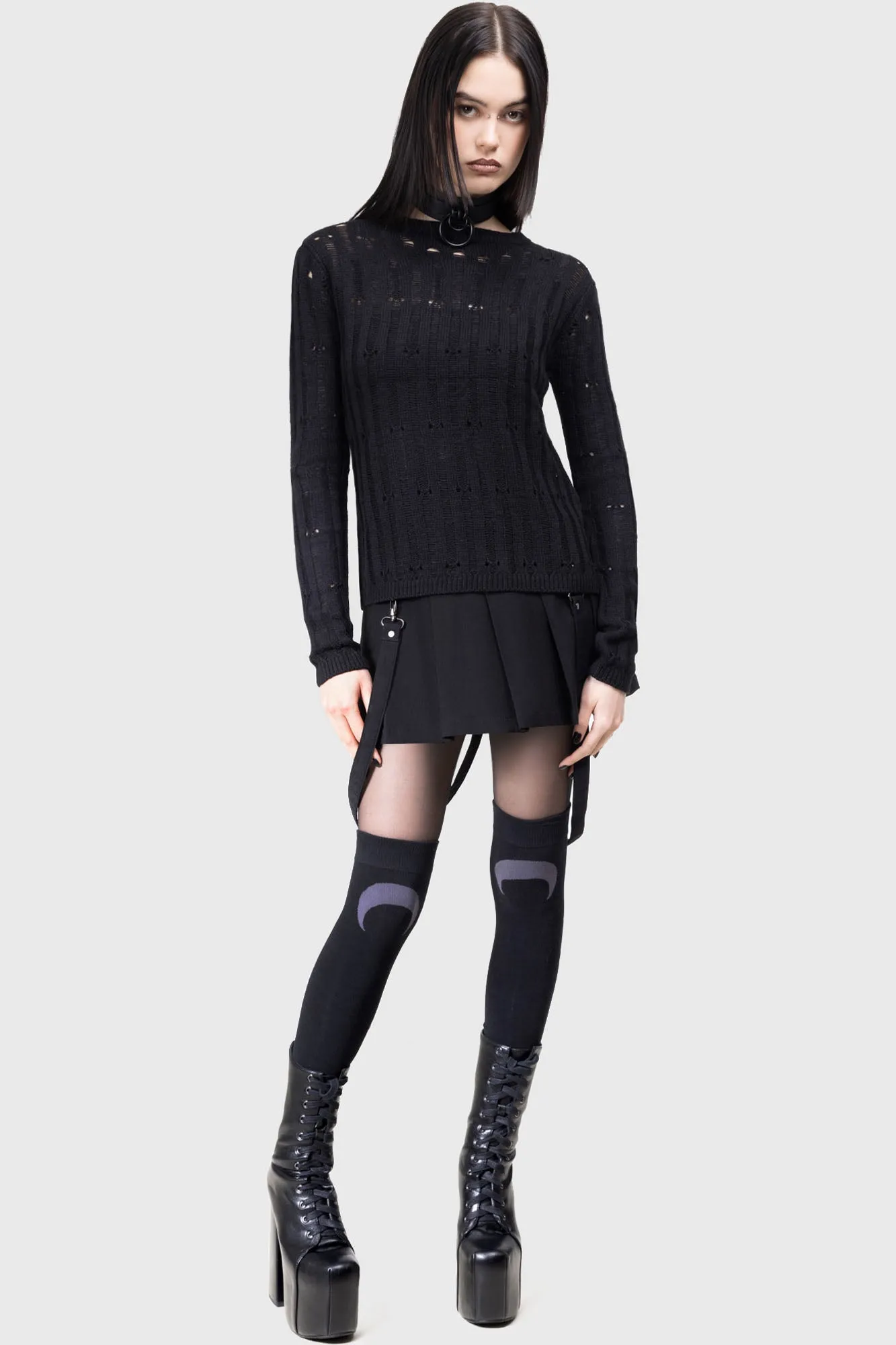 Webelia Sweater sold by Killstar product image thumbnail 4
