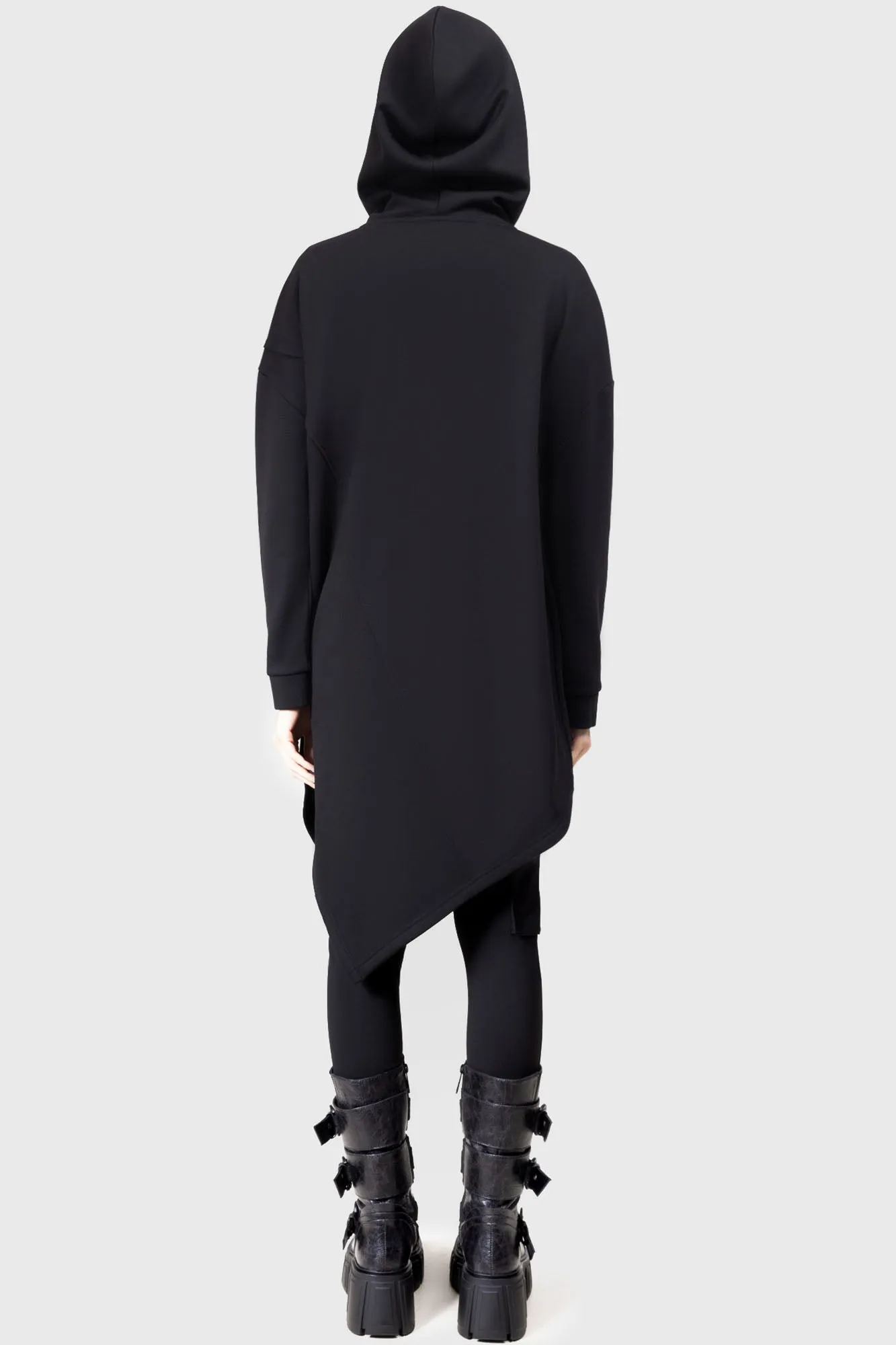 Sinistrae Longline Hoodie sold by Killstar product image thumbnail 3