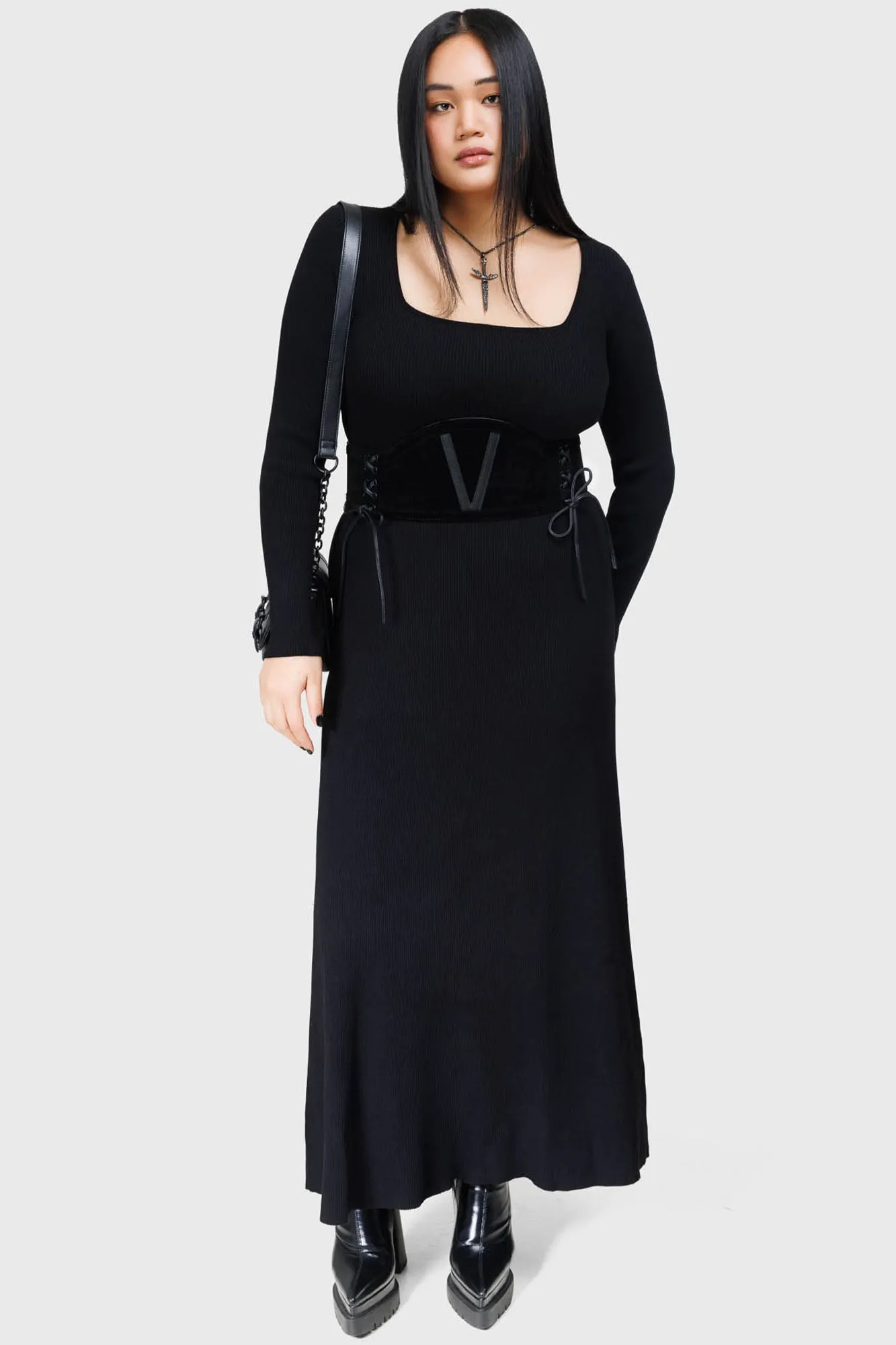 Dark Glyph Dress sold by Killstar product image thumbnail 4