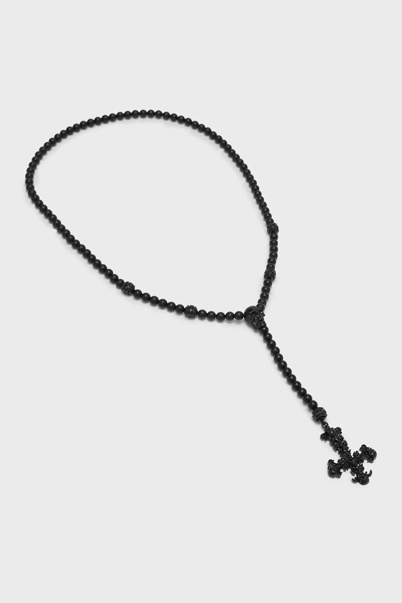 Skullcraft Rosary Necklace sold by Killstar