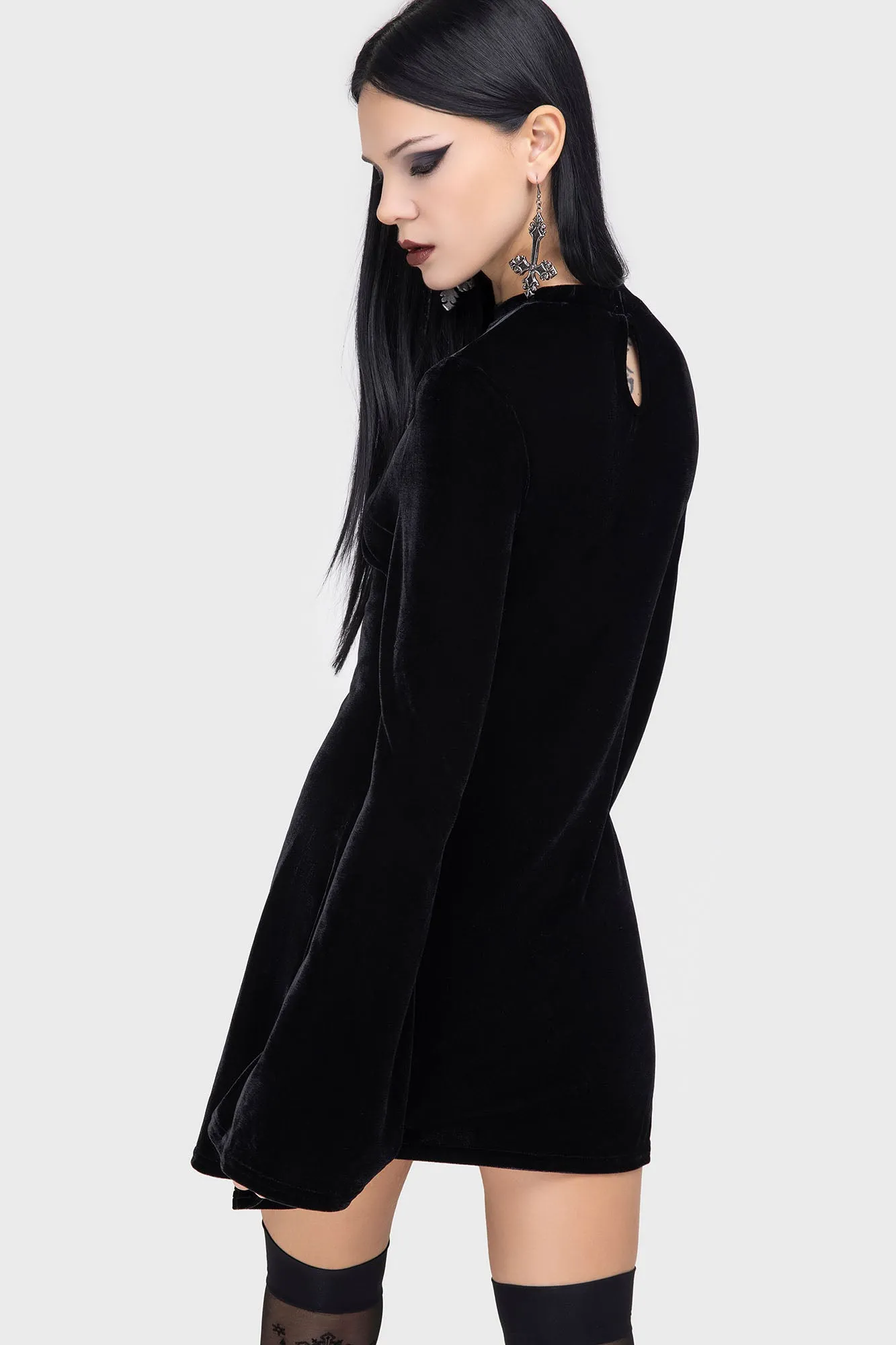 Serenade Of Shadows Mini Dress sold by Killstar product image thumbnail 4