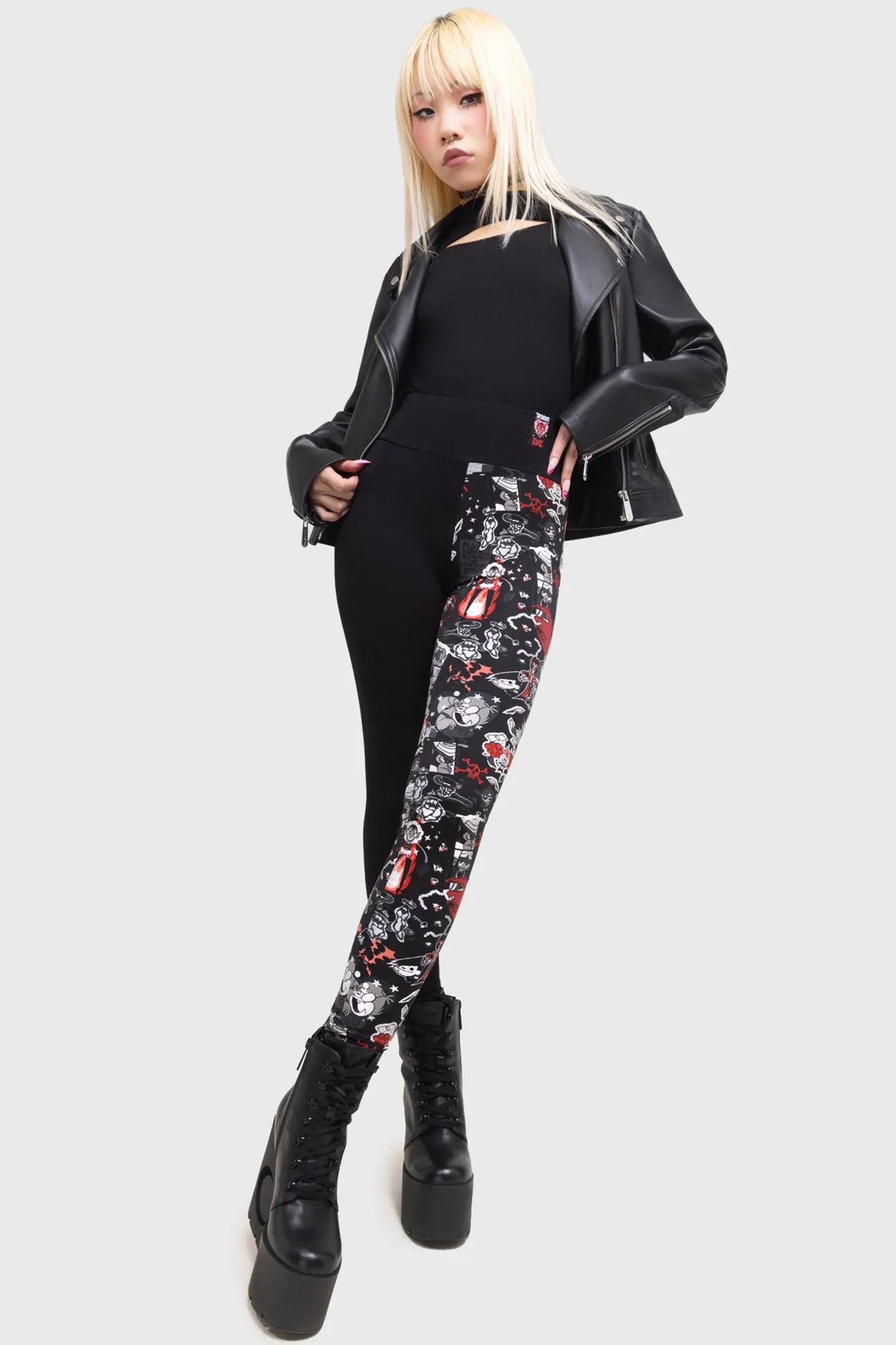 Fighting Crime Leggings sold by Killstar product image thumbnail 3