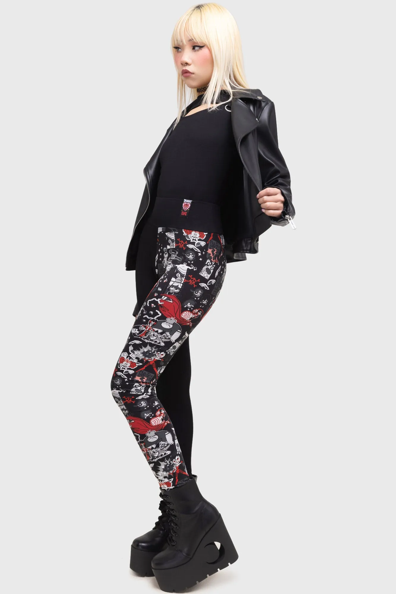 Fighting Crime Leggings sold by Killstar