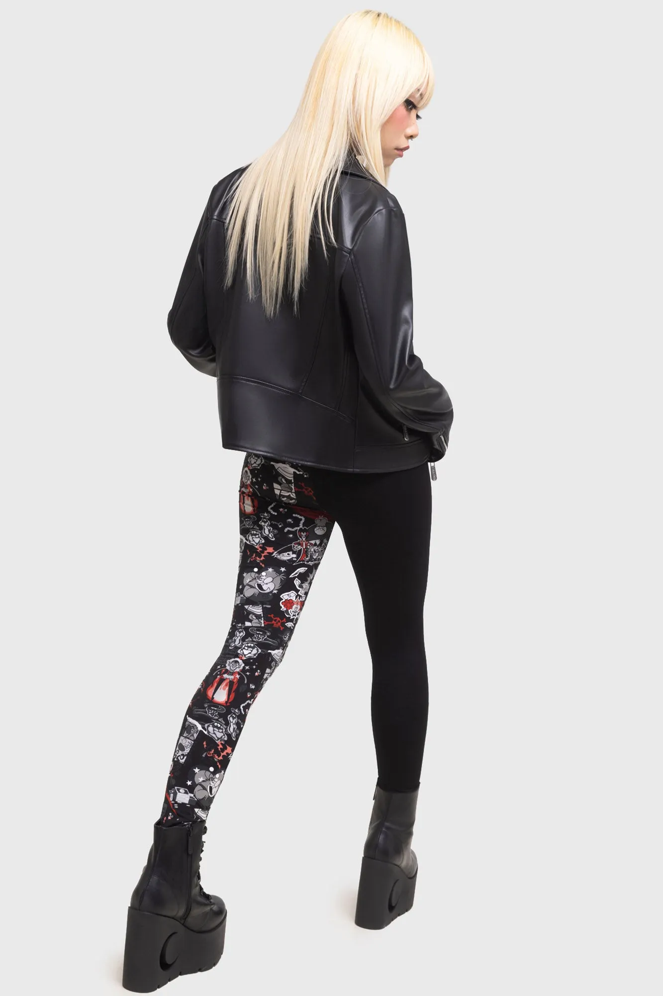 Fighting Crime Leggings sold by Killstar product image thumbnail 4