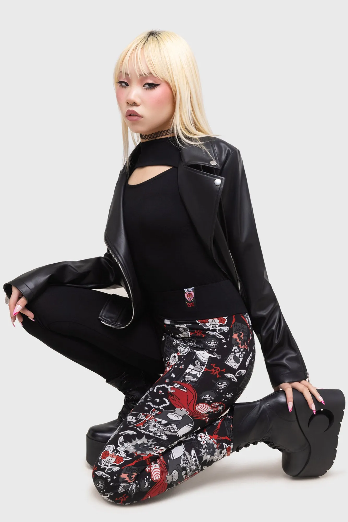 Fighting Crime Leggings sold by Killstar product image thumbnail 2