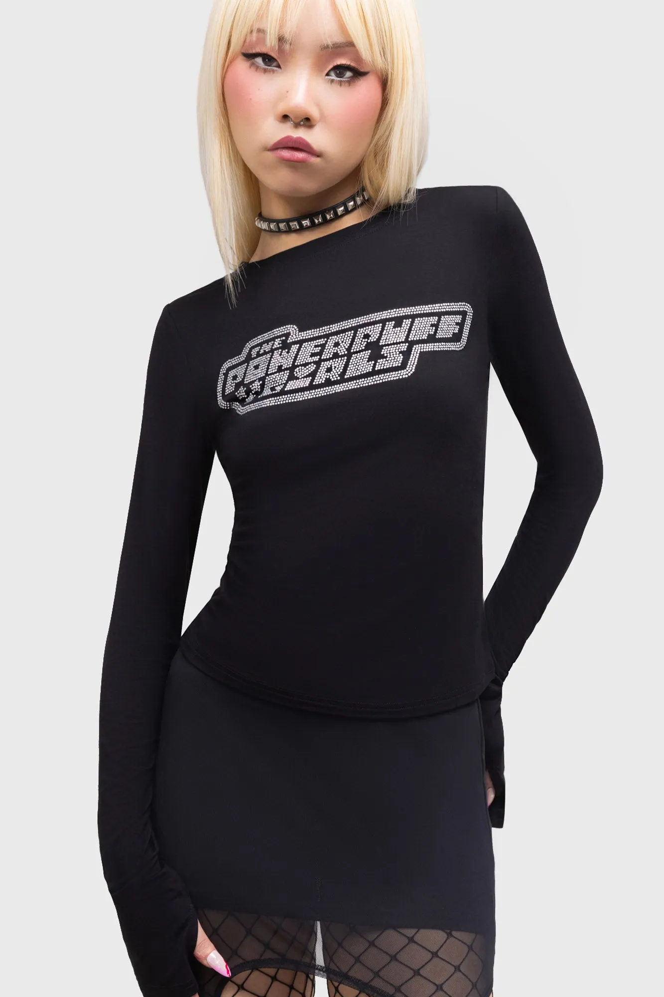 Grl Power Long Sleeve Top sold by Killstar product image thumbnail 3