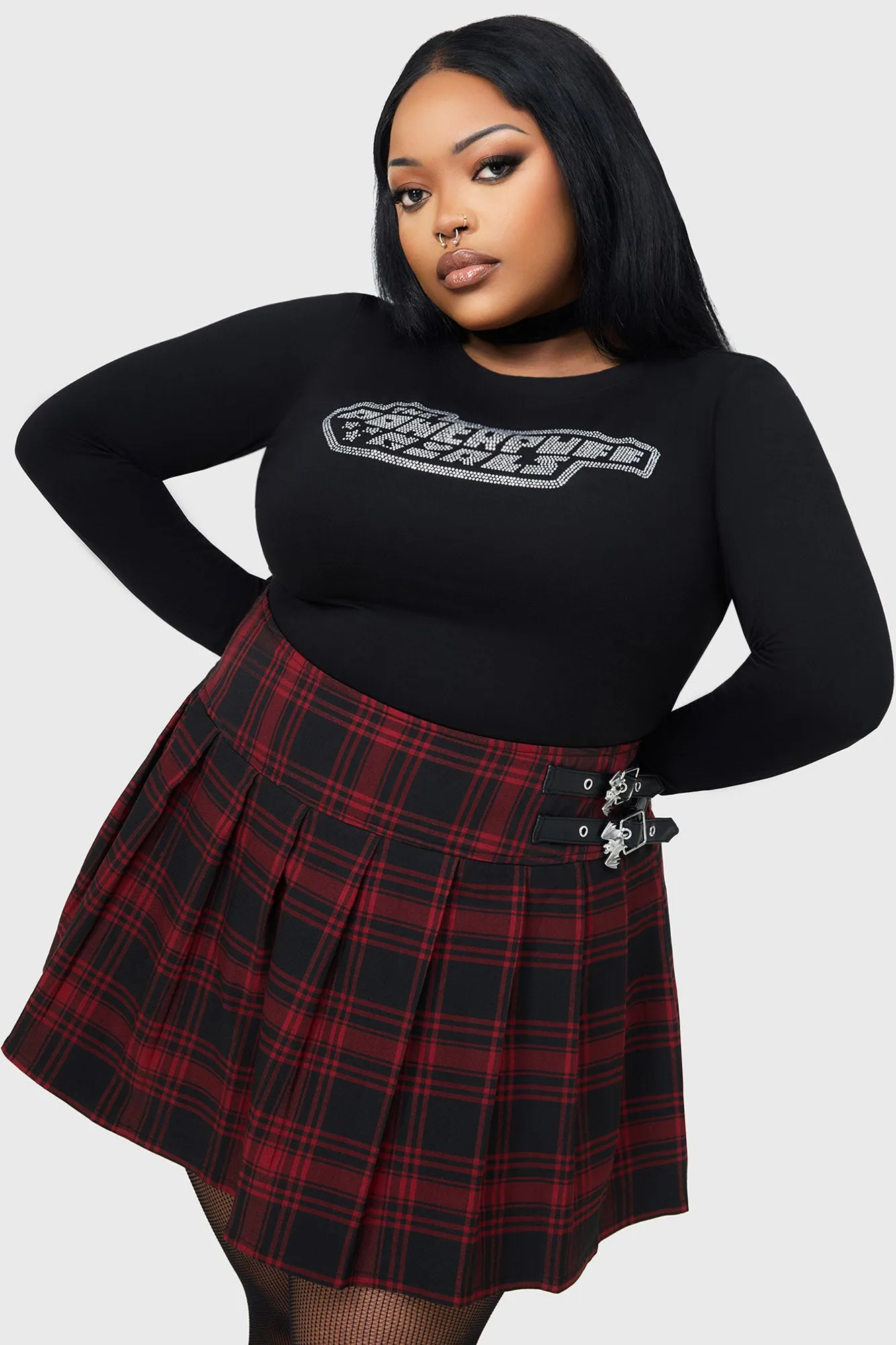 Grl Power Long Sleeve Top sold by Killstar product image thumbnail 5