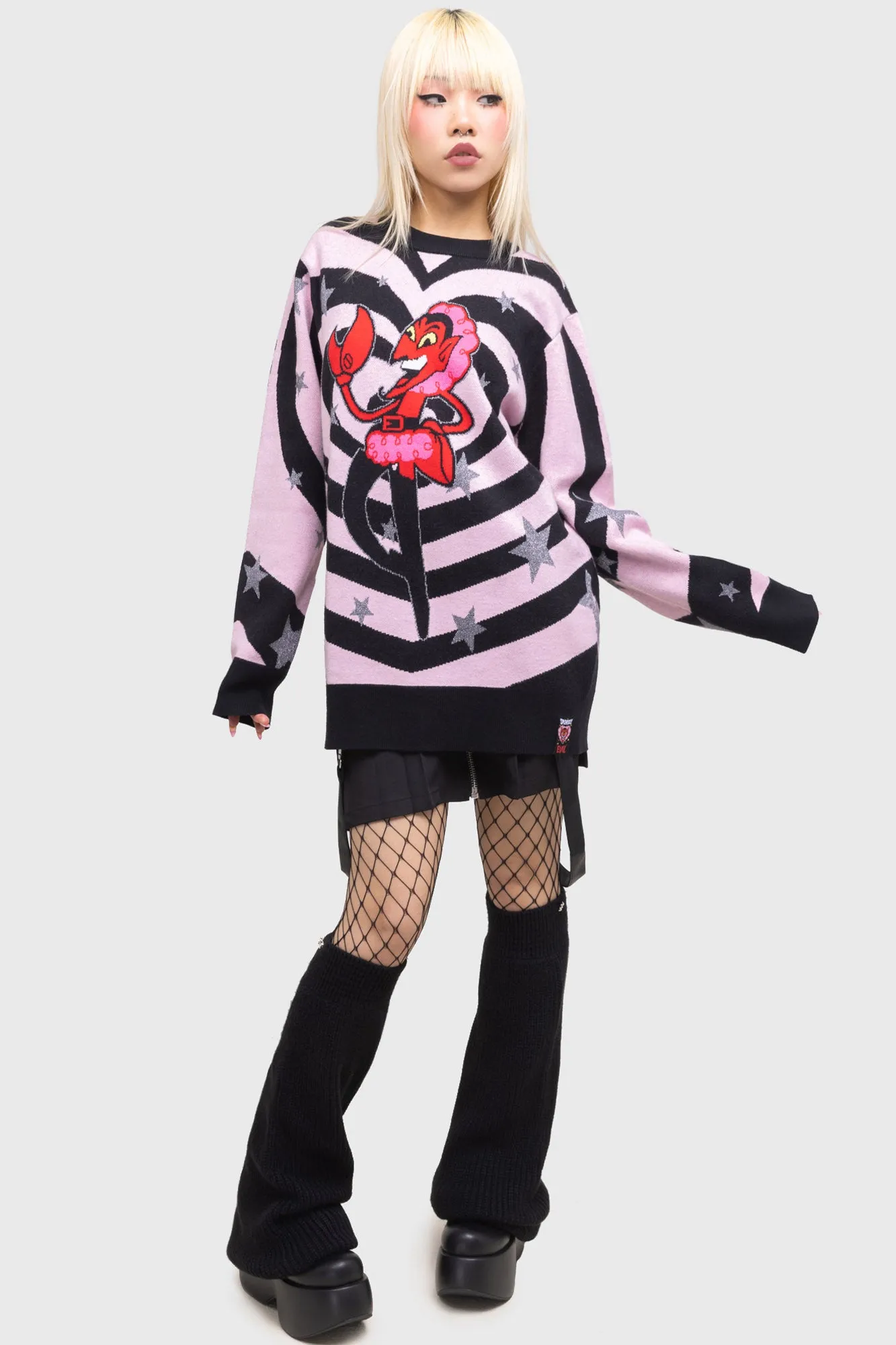 King Of Darkness Sweater sold by Killstar product image thumbnail 3
