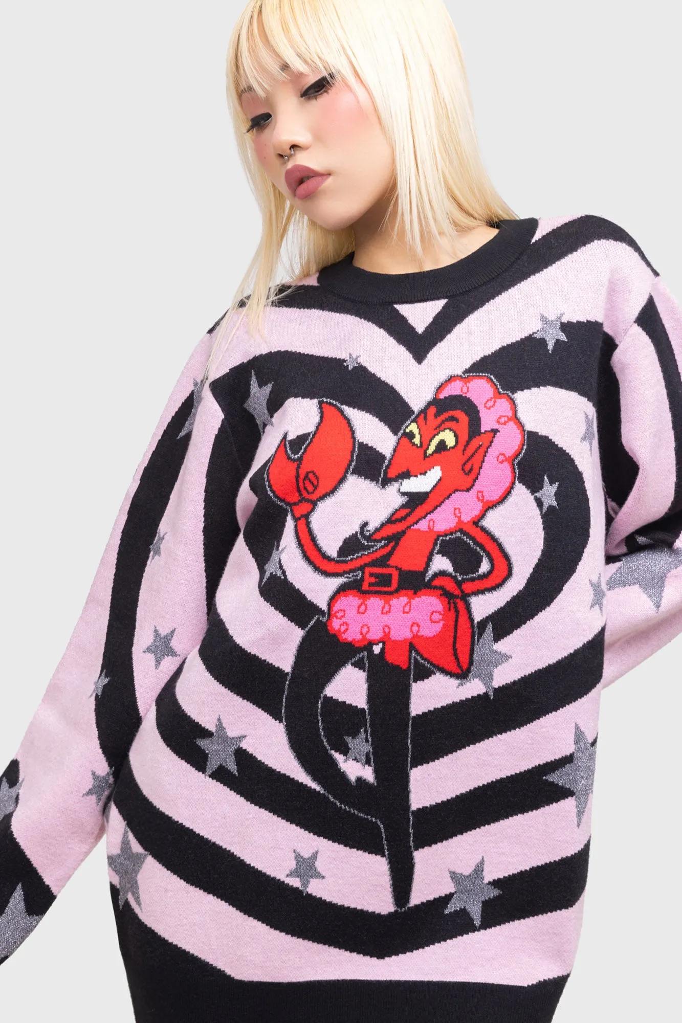 King Of Darkness Sweater sold by Killstar product image thumbnail 4