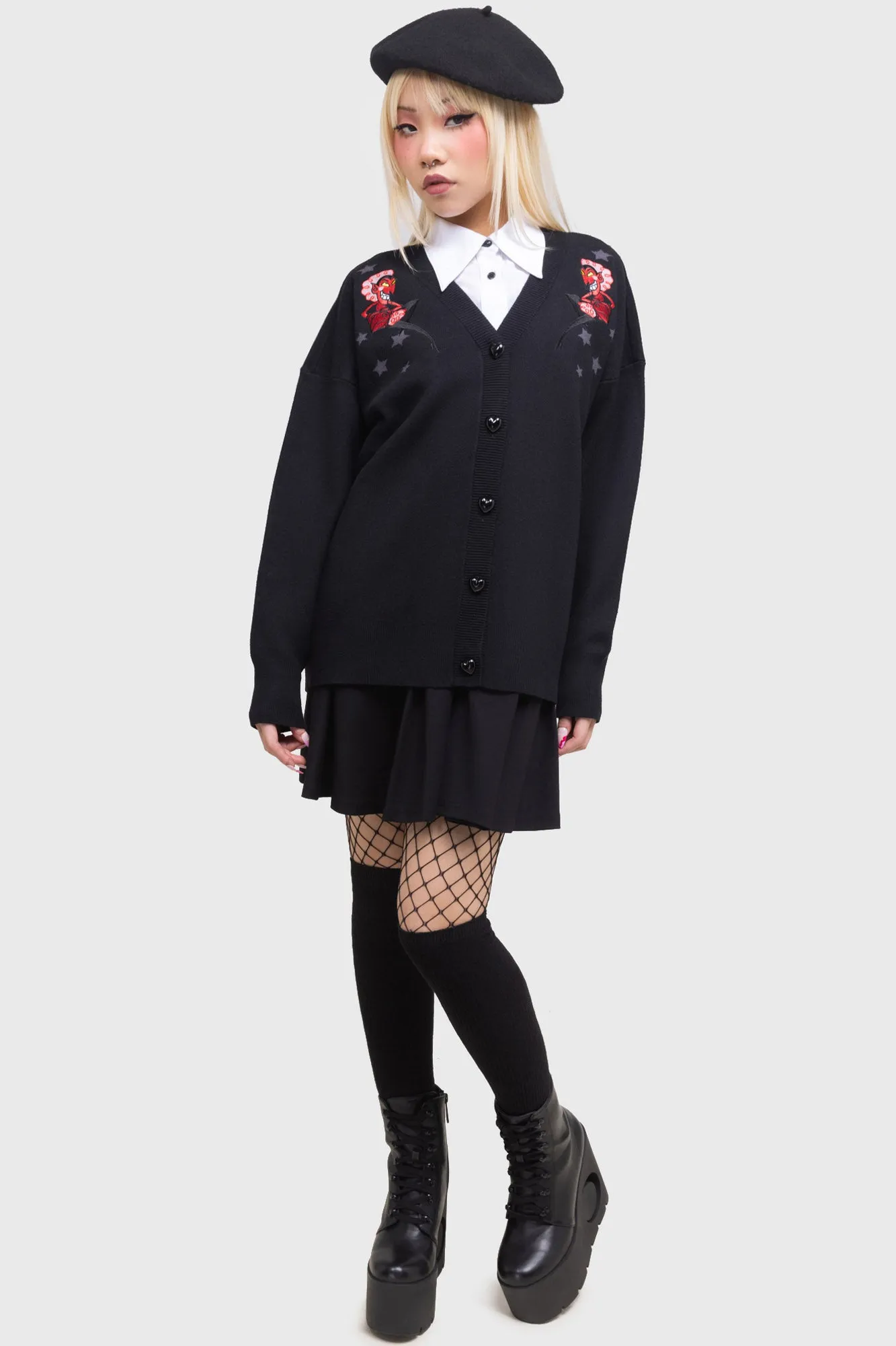 Splendidly Evil Cardigan sold by Killstar product image thumbnail 3