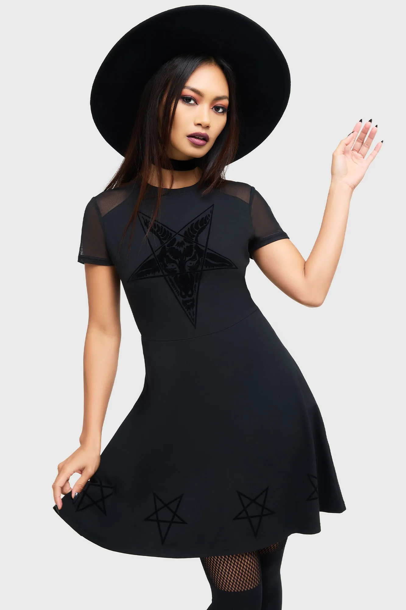 Mephistar Dress sold by Killstar product image thumbnail 5