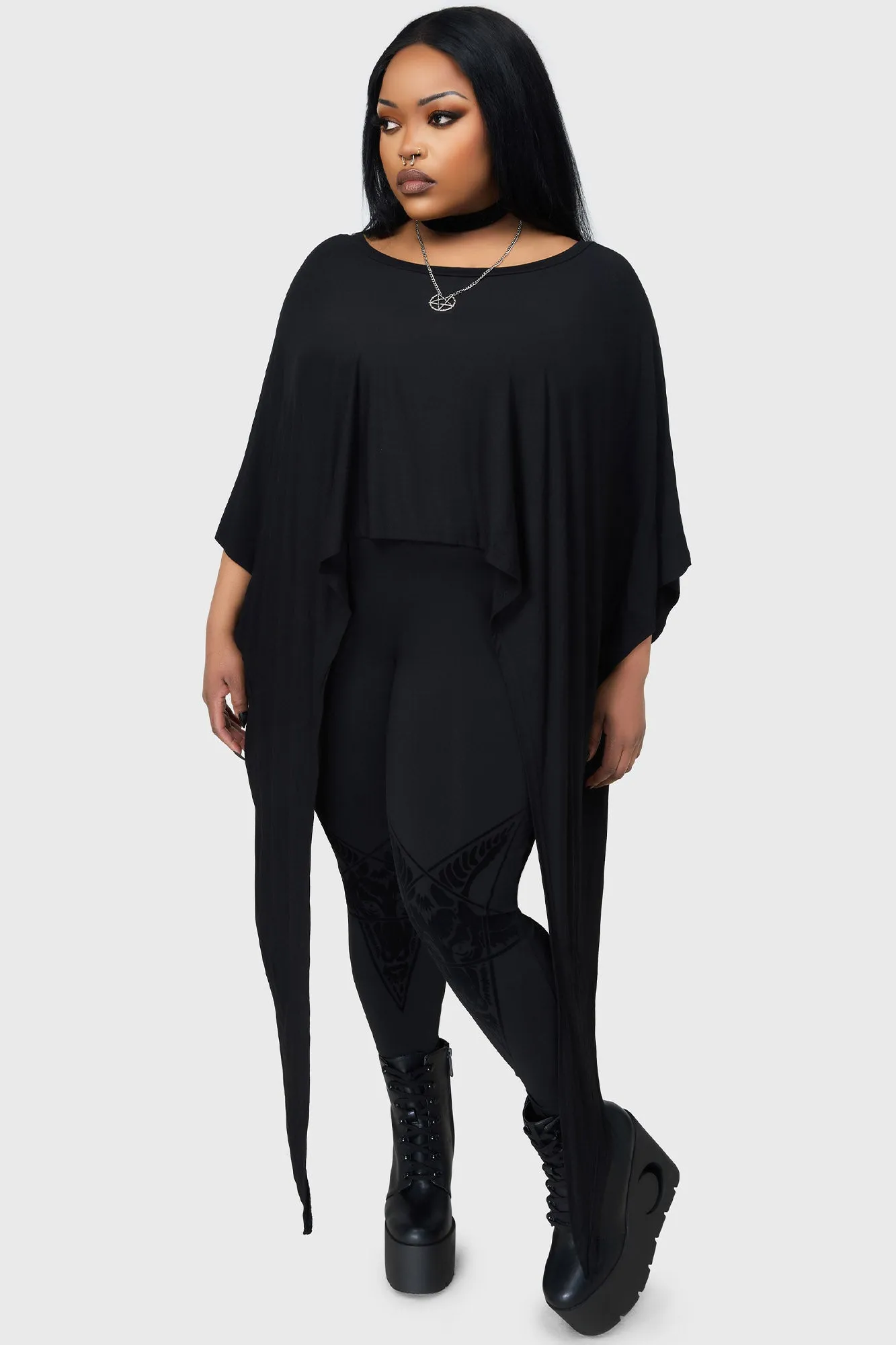 Mephistar Leggings sold by Killstar product image thumbnail 3