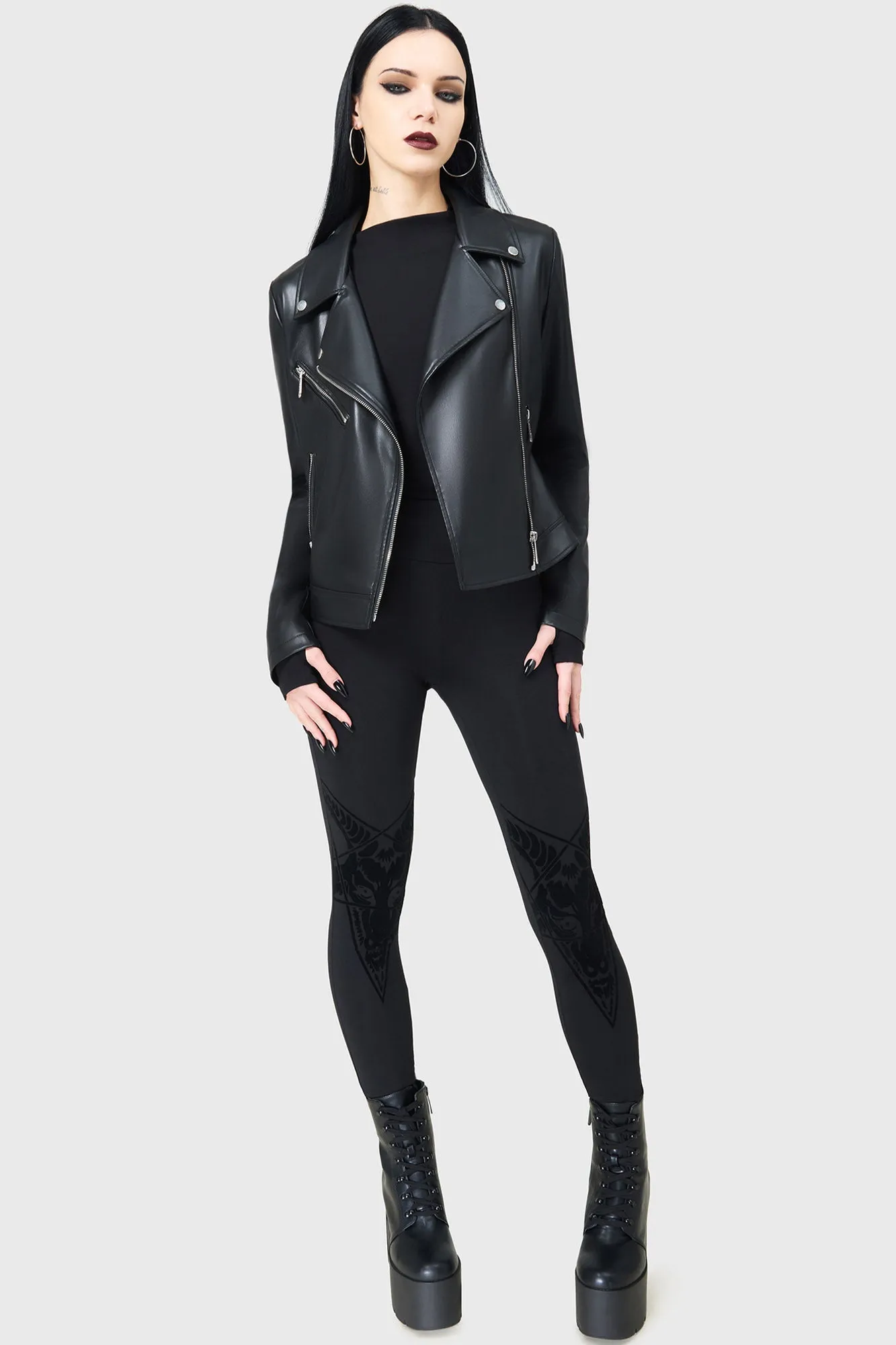 Mephistar Leggings sold by Killstar product image thumbnail 2