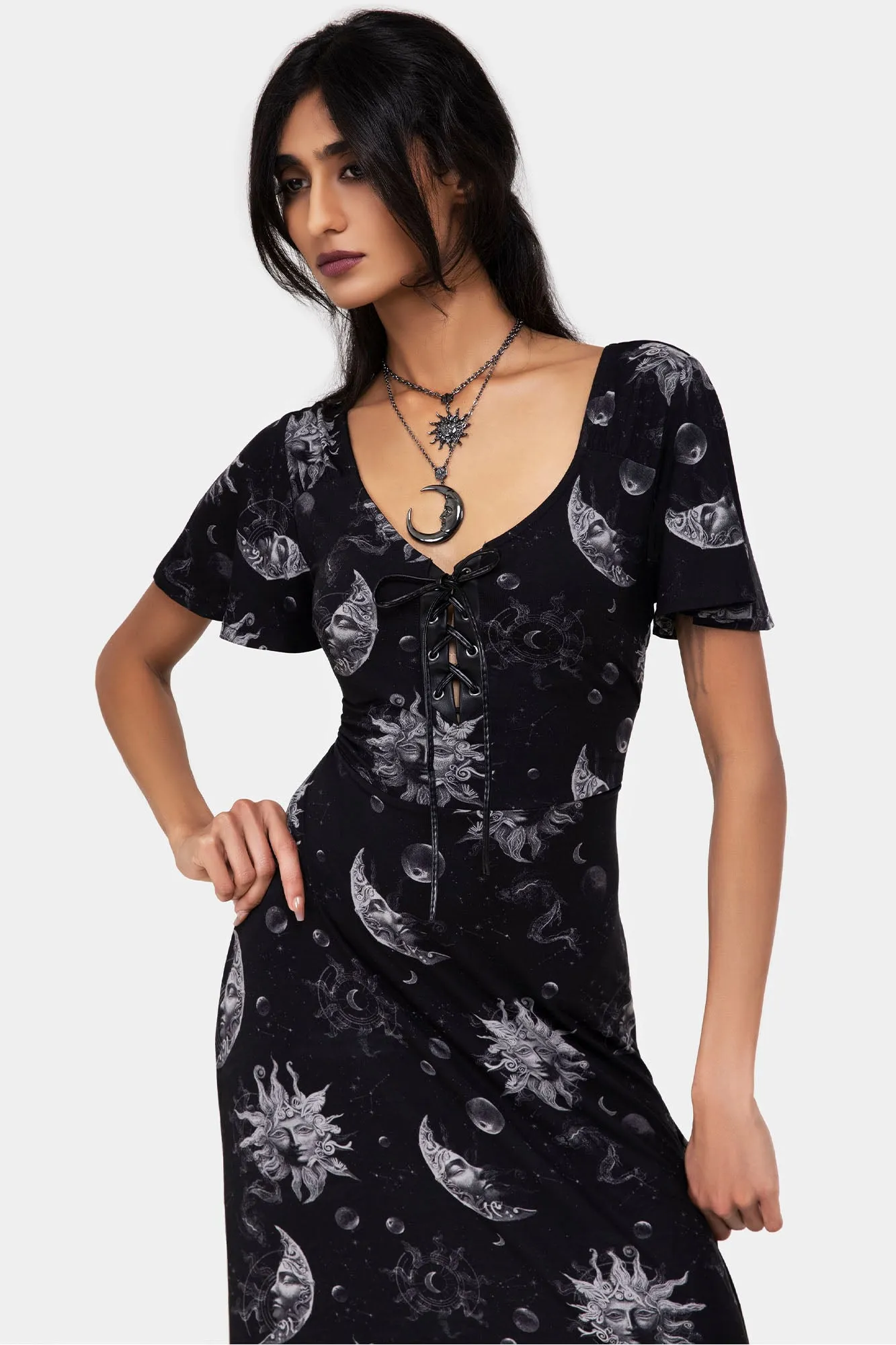 Umbral Dress sold by Killstar product image thumbnail 3