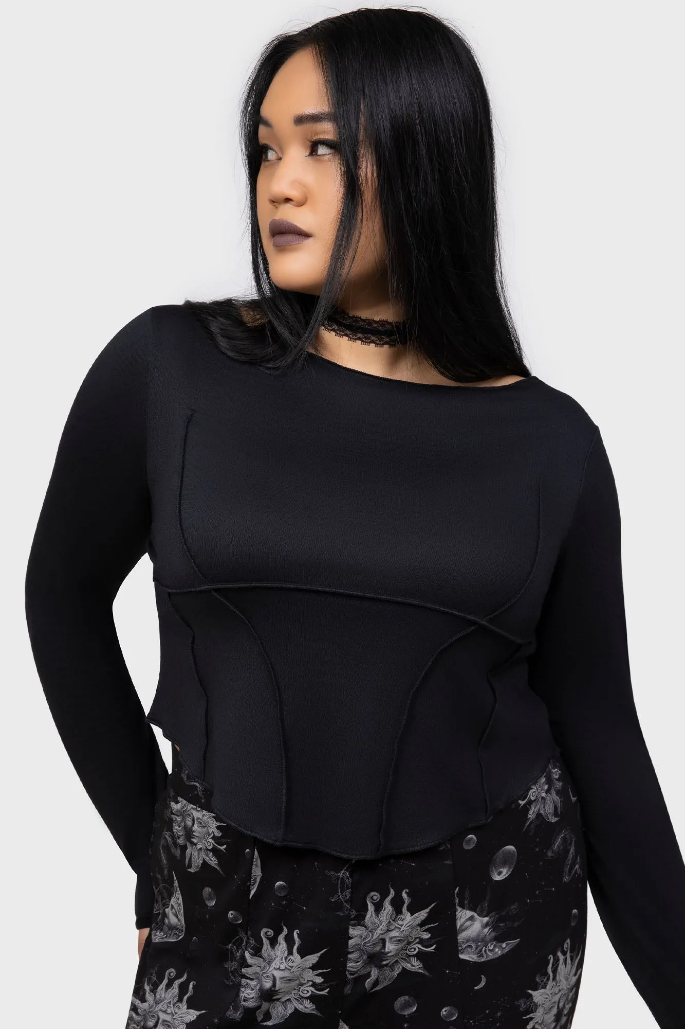 Vespera Veil Top sold by Killstar product image thumbnail 3