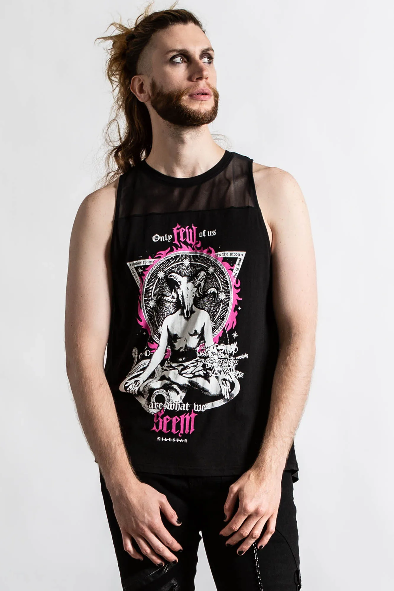 Meditate Vest Top - Resurrect sold by Killstar product image thumbnail 3