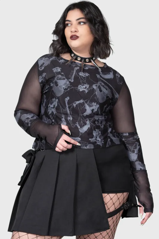 Bright Light Long Sleeve Top [PLUS] - Resurrect sold by Killstar