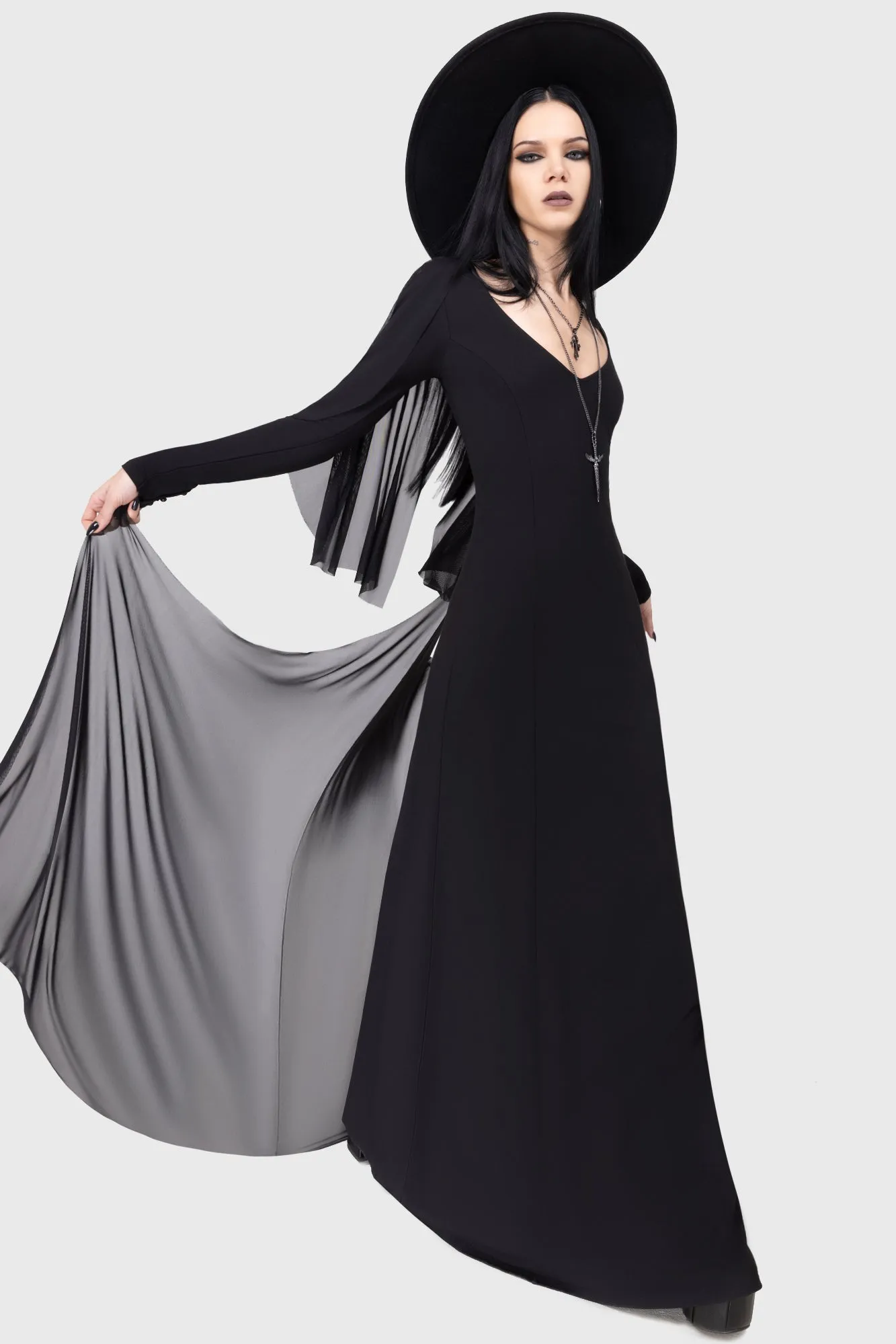 Under Her Spell Maxi Dress sold by Killstar product image thumbnail 3