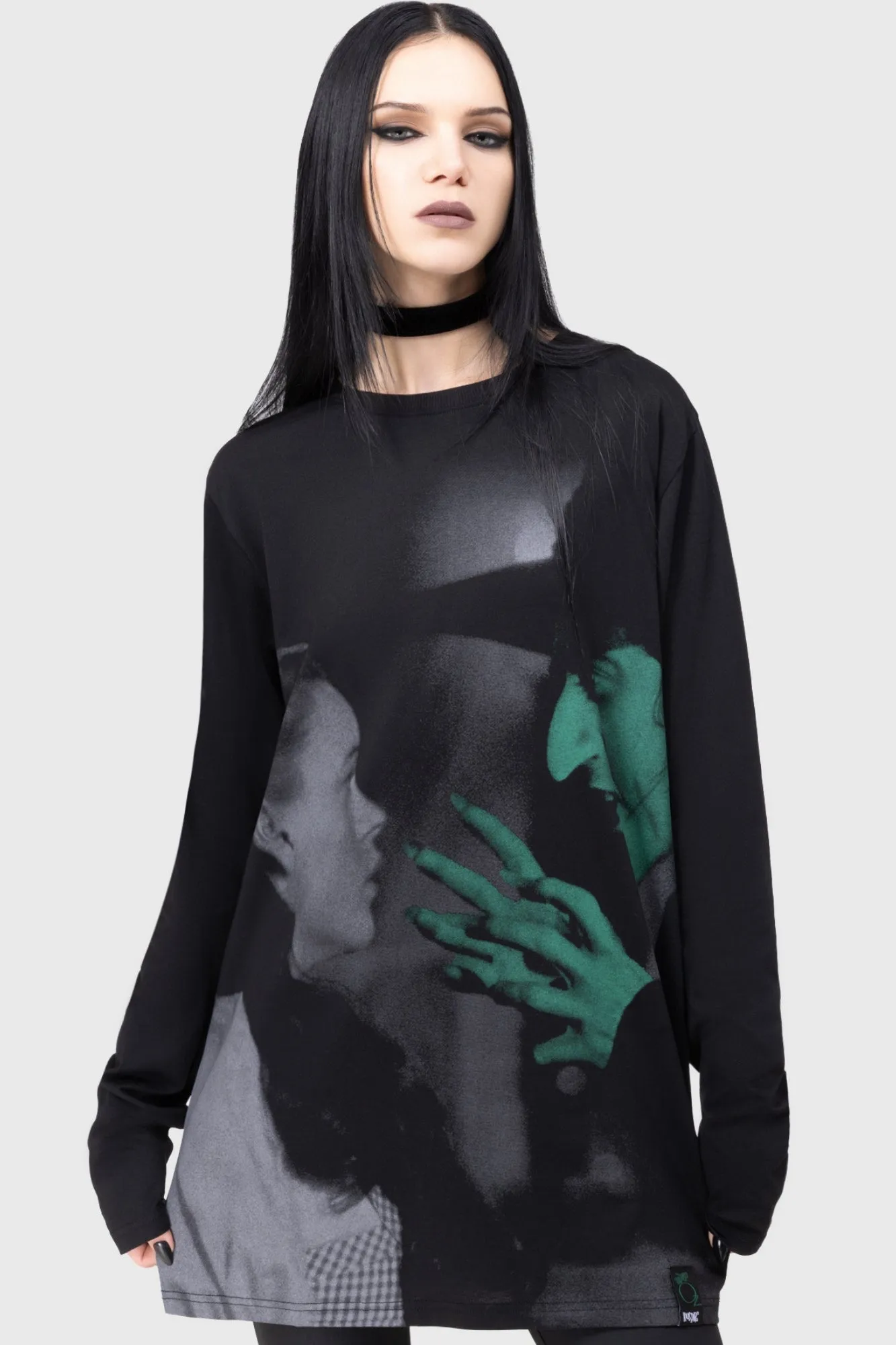 Wicked Witch Long Sleeved T Shirt sold by Killstar product image thumbnail 3