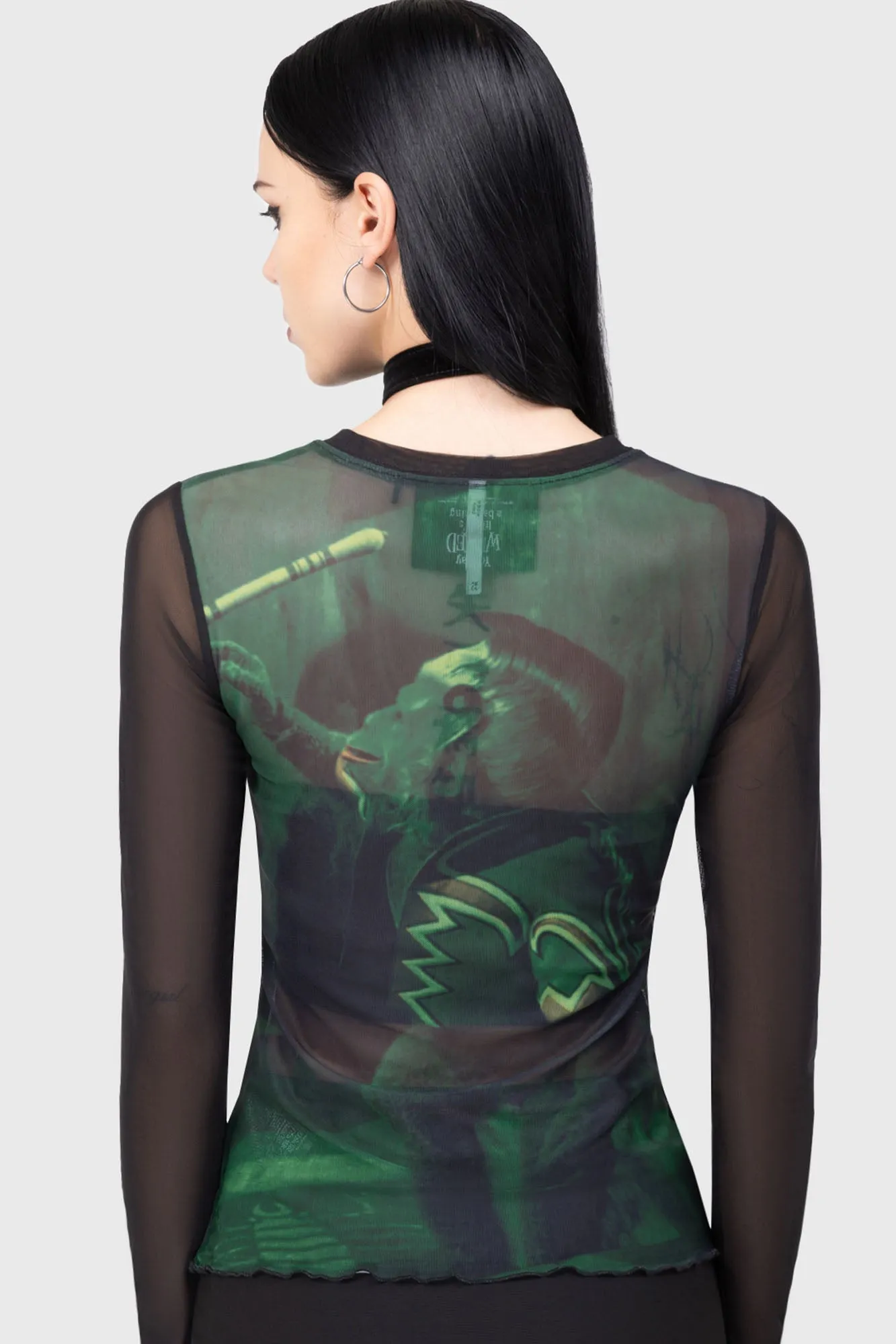 Truly Wicked Mesh Top sold by Killstar product image thumbnail 4