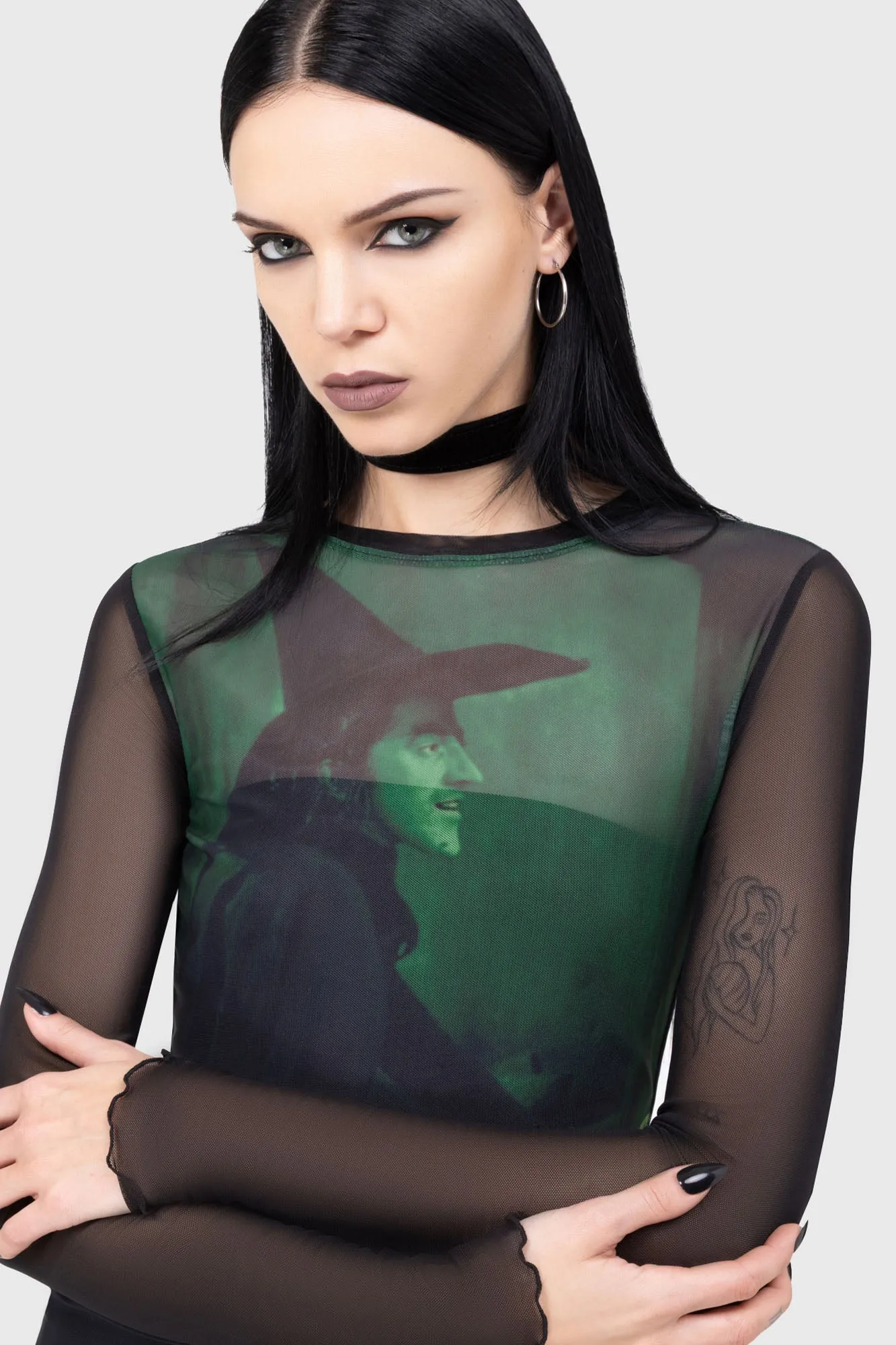Truly Wicked Mesh Top sold by Killstar product image thumbnail 5