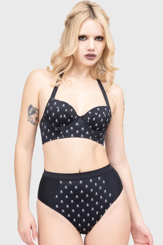 Raven Reef Bikini Bottoms sold by Killstar