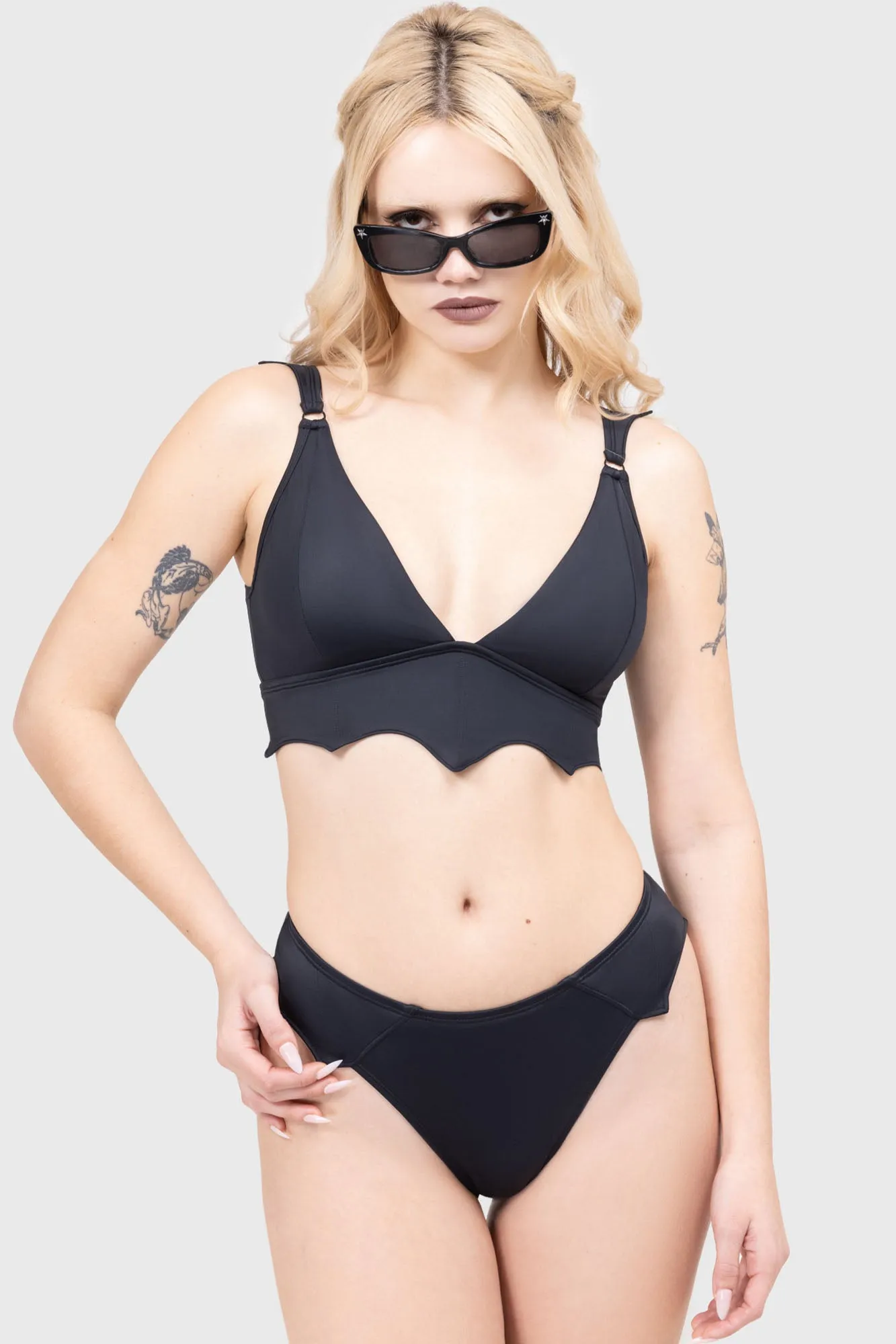 Nocturnal Echo Bikini Top sold by Killstar