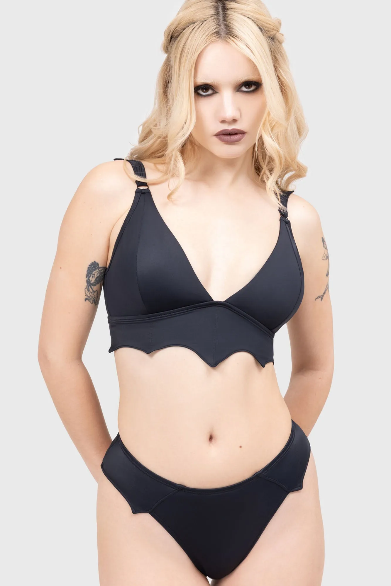 Nocturnal Echo Bikini Top sold by Killstar product image thumbnail 2