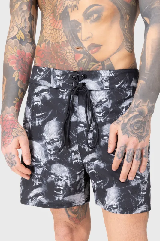 Dark Depths Swim Shorts sold by Killstar