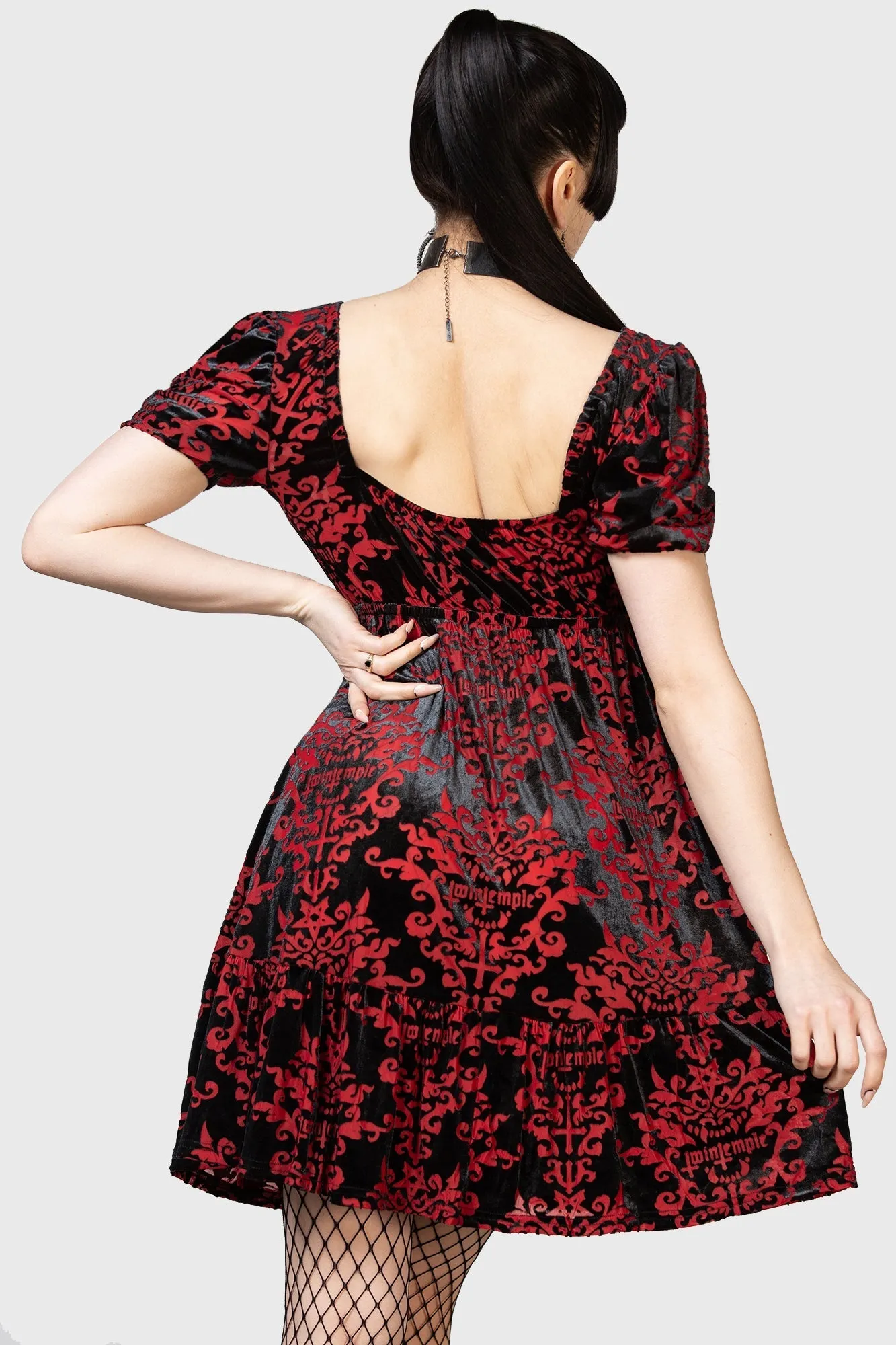 Eternal Torment Mini Dress - Resurrect sold by Killstar product image thumbnail 5