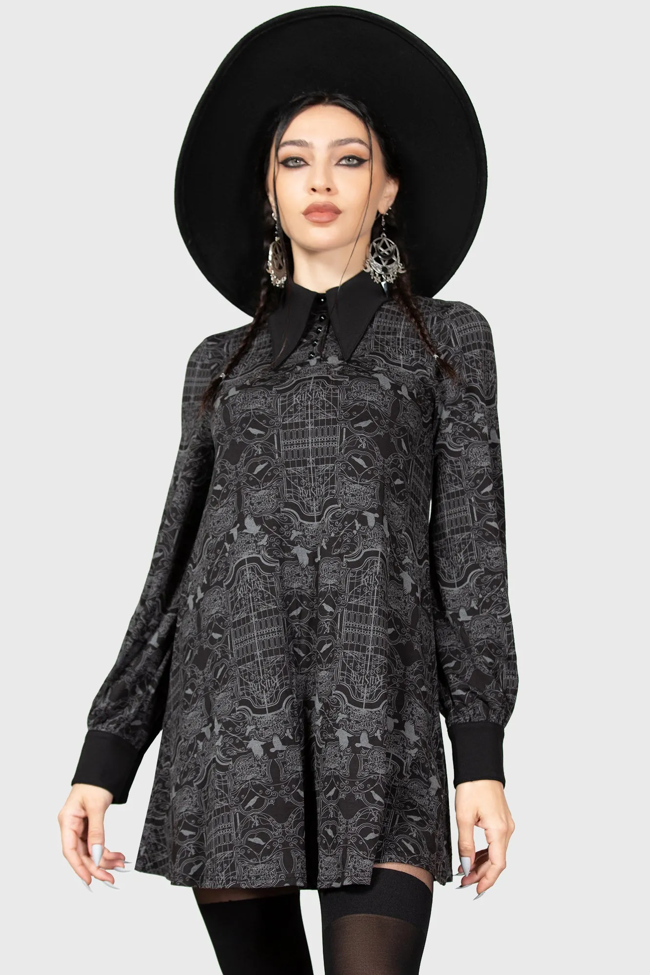 Nightshade Society Mini Dress - Resurrect sold by Killstar product image thumbnail 2