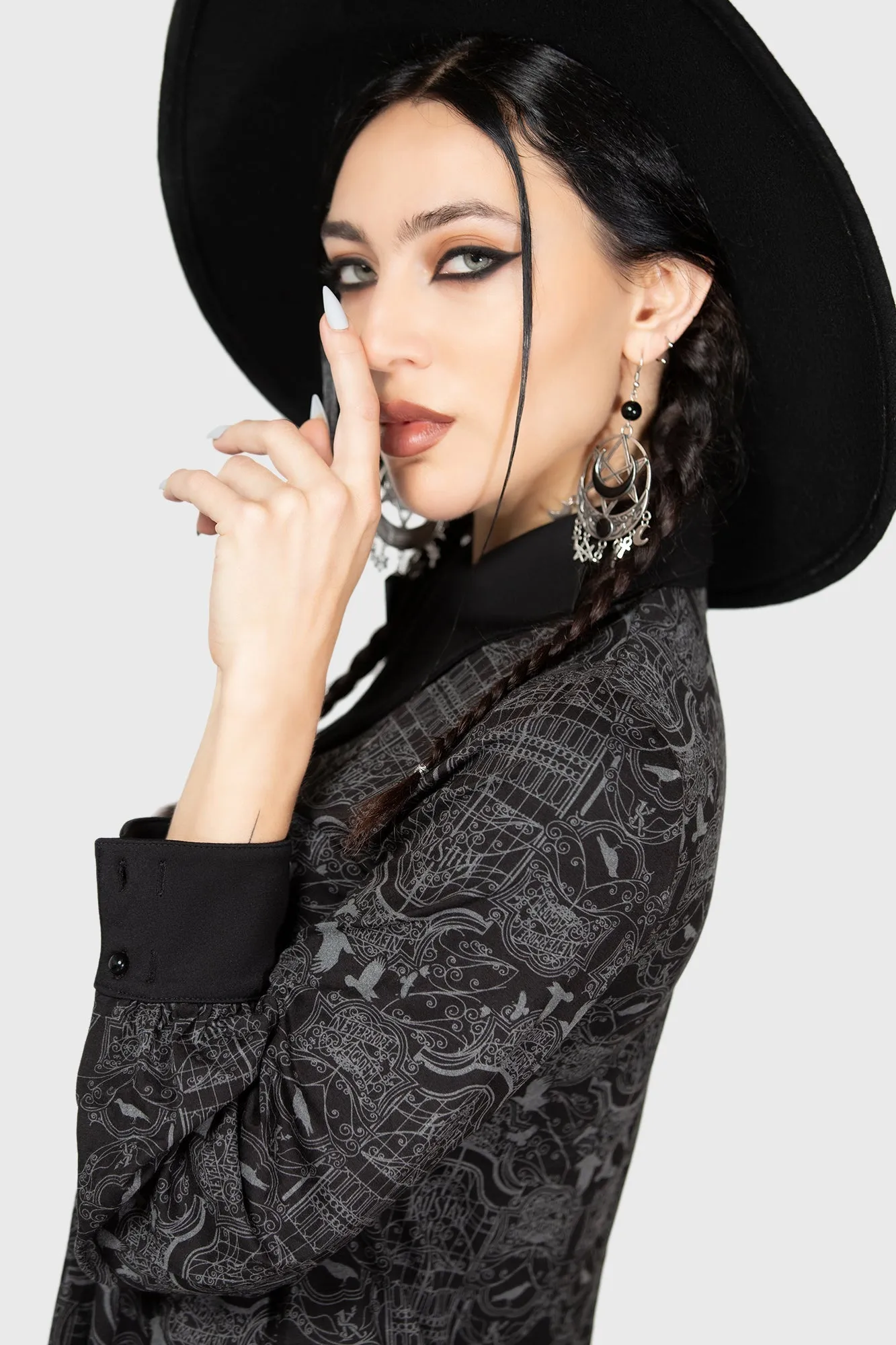 Nightshade Society Mini Dress - Resurrect sold by Killstar product image thumbnail 3