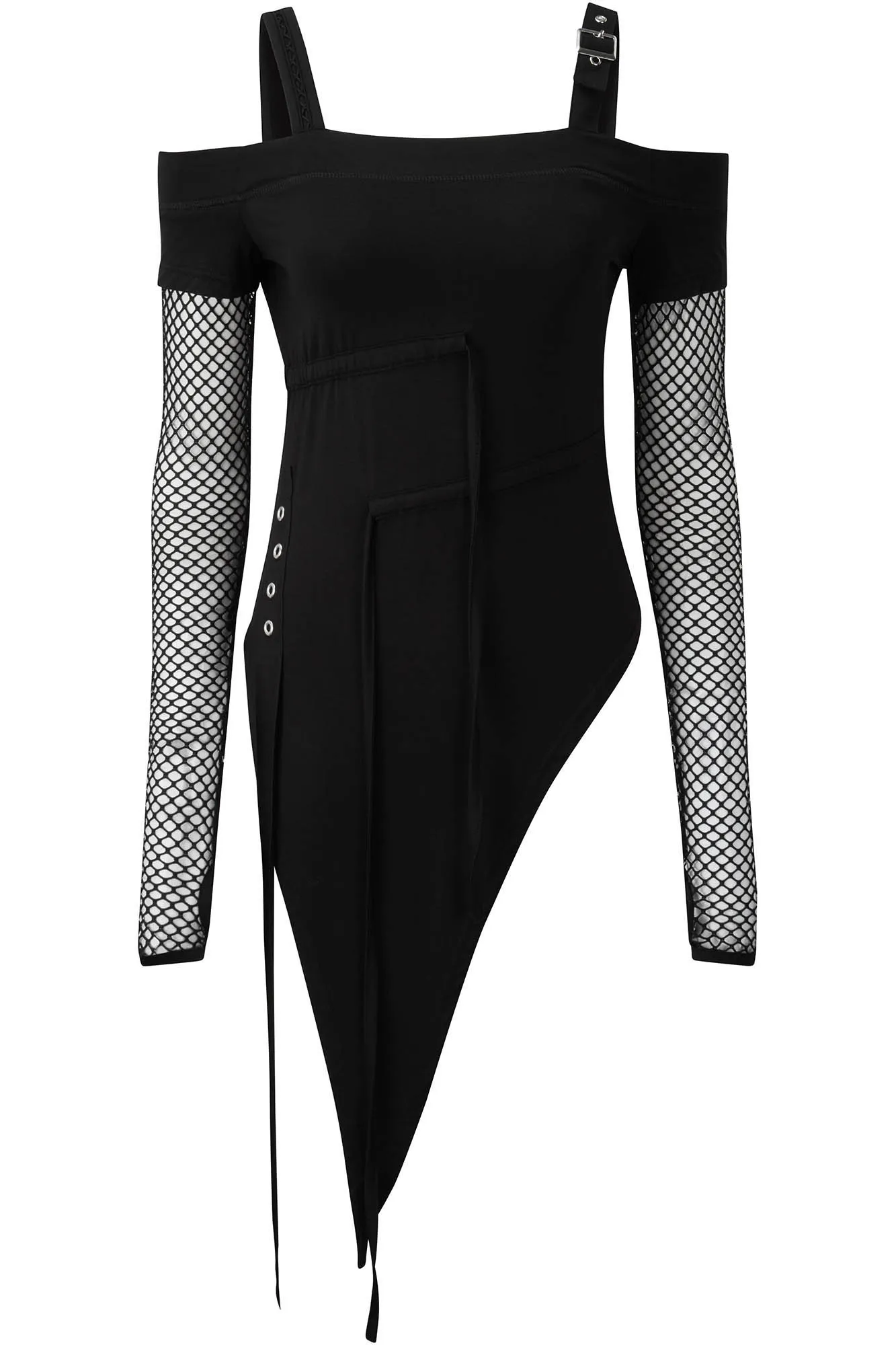Hole Heartedly Bardot Top - Resurrect sold by Killstar product image thumbnail 4
