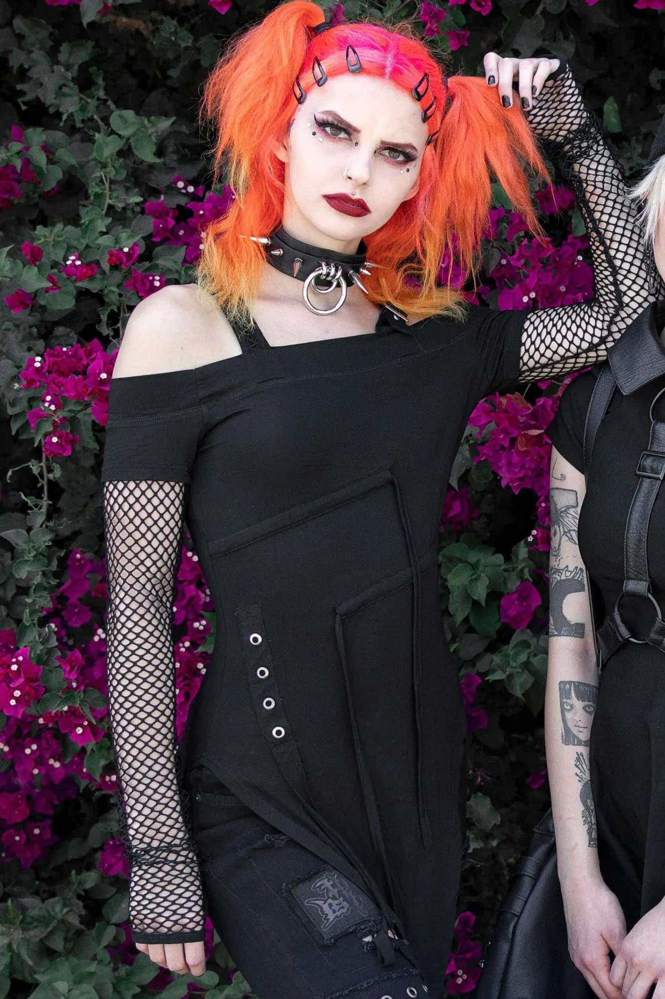 Hole Heartedly Bardot Top - Resurrect sold by Killstar