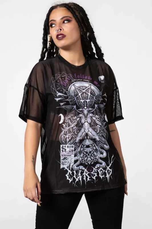 Cursed Mesh Boyfriend Top - Resurrect sold by Killstar