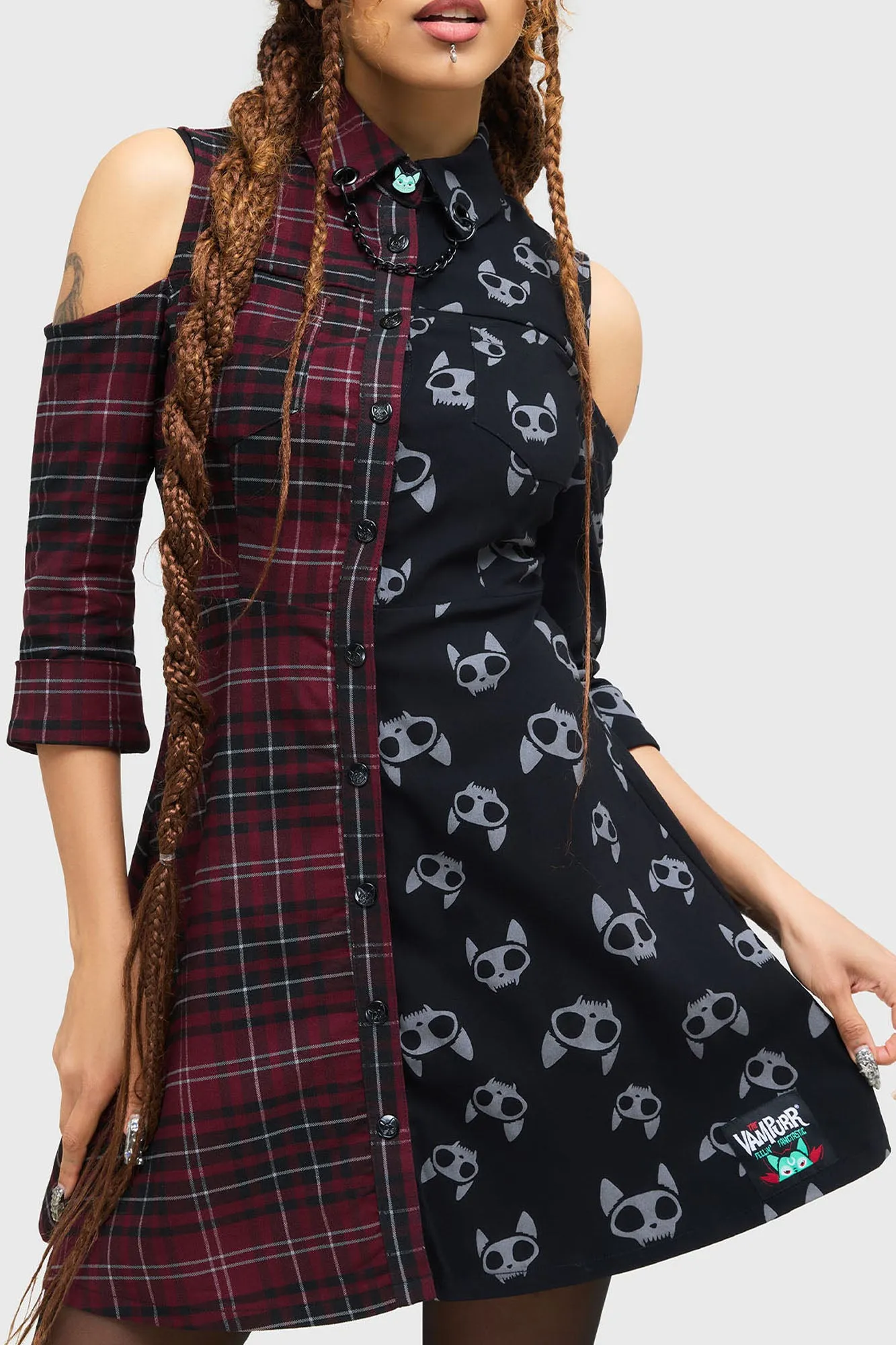 The Vampurr Shirt Dress sold by Killstar product image thumbnail 2