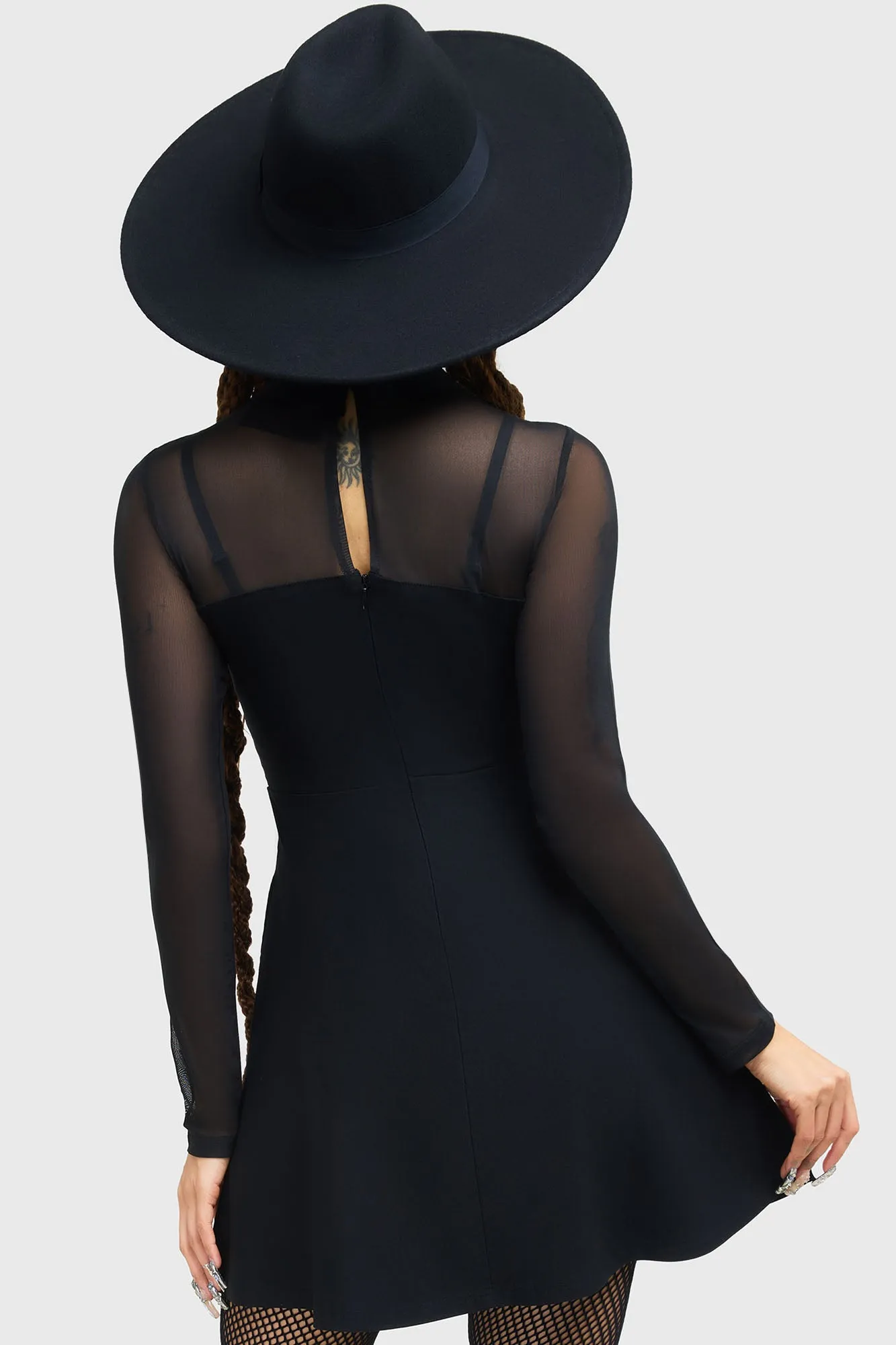 Feeling Fangtastic Skater Dress sold by Killstar product image thumbnail 4