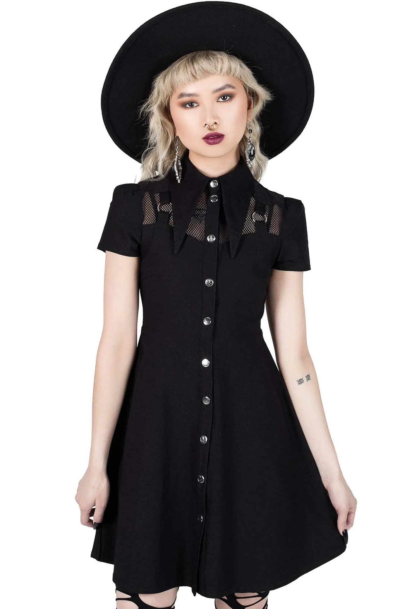 Jovana Collar & Ring Dress sold by Killstar