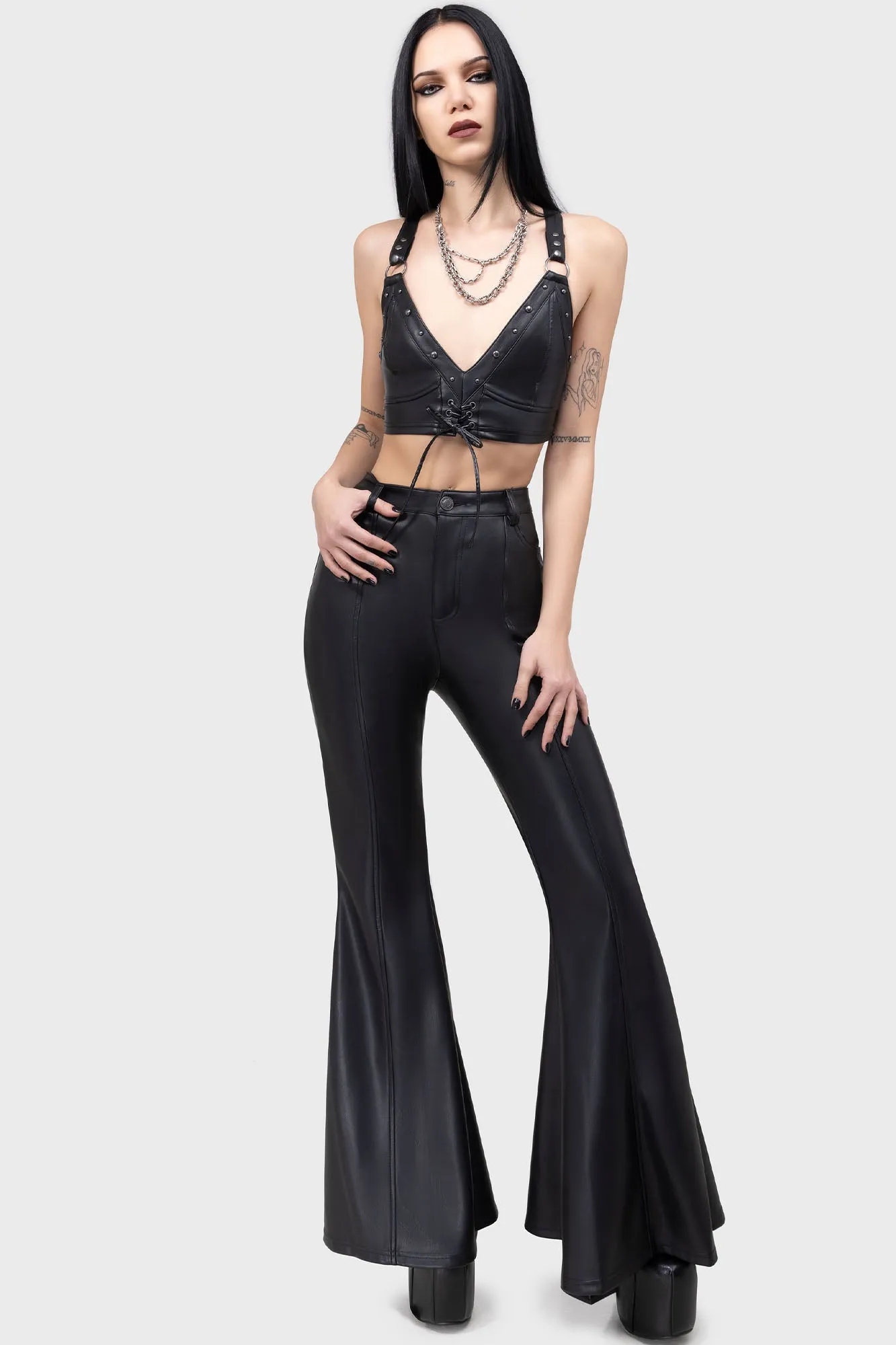 Deaths Denime Flares sold by Killstar product image thumbnail 4