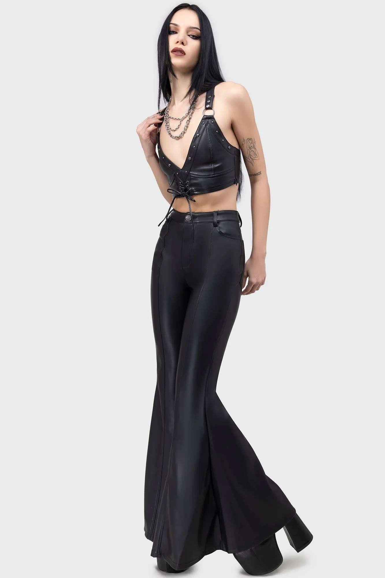 Deaths Denime Flares sold by Killstar product image thumbnail 2