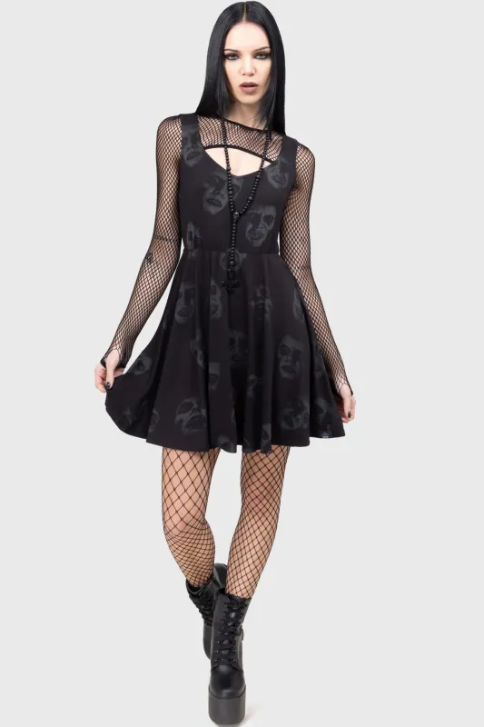 Excellent Day For An Exorcism Skater Dress sold by Killstar