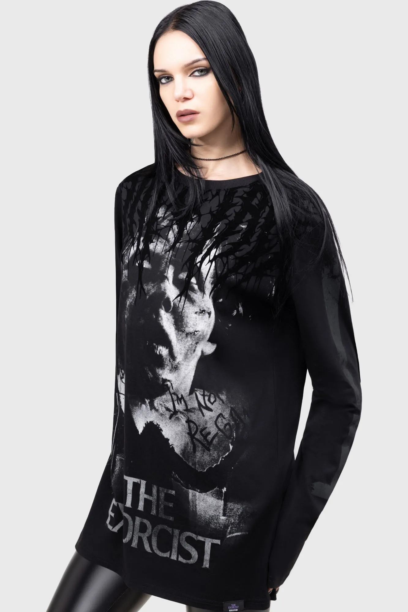 I'm Not Regan Long Sleeved Top sold by Killstar product image thumbnail 2