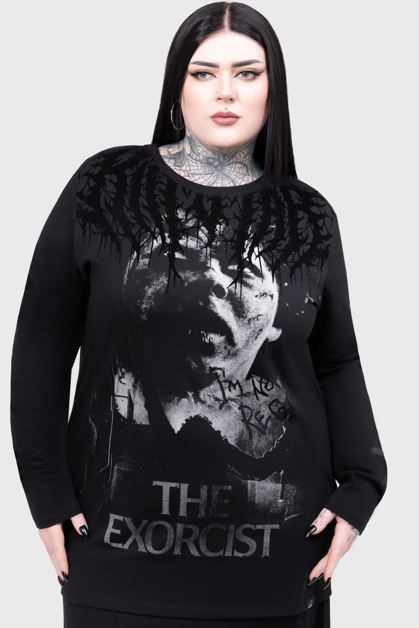 I'm Not Regan Long Sleeved Top sold by Killstar product image thumbnail 5